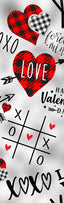 Love Tic Tac Toe Pen Wrap 1.5 x 4.75 - The Vinyl Haus