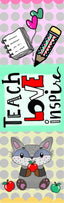 Teach Love Inspire Pen Wrap 1.5 x 4.75 - The Vinyl Haus