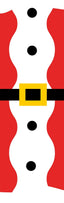 Santa Suit Pen Wrap 1.5 x 4.75 - The Vinyl Haus