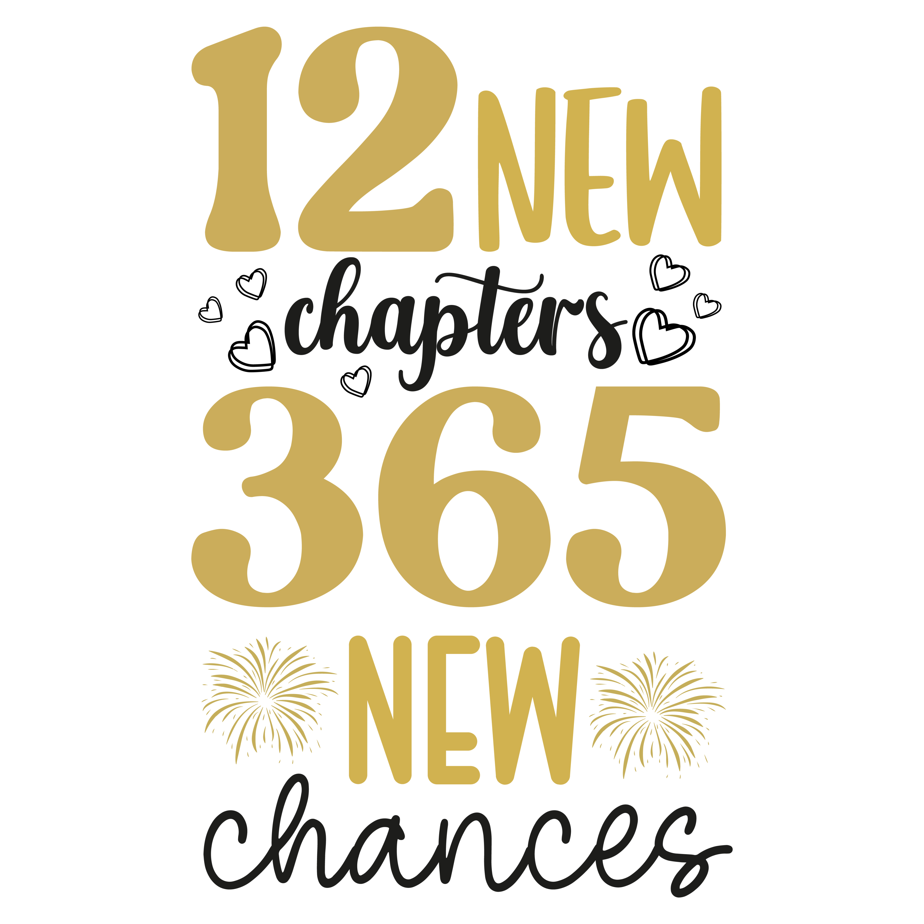 HTV Prints - 12 New Chapters - The Vinyl Haus