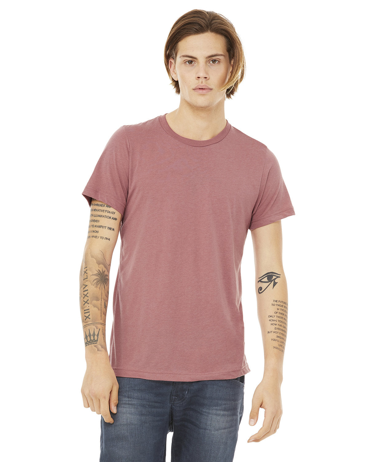 Bella Canvas 3413C Unisex T-Shirt Mauve - Heat Transfer Haus