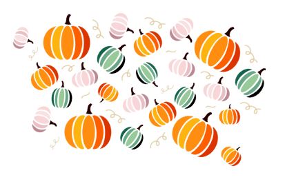 Venti Cold Cup 24 oz Vinyl Wrap - Pastel Pumpkins - The Vinyl Haus