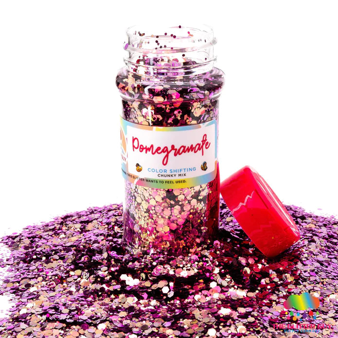 Pomegranate Glitter Guy Glitter - 2oz - The Vinyl Haus