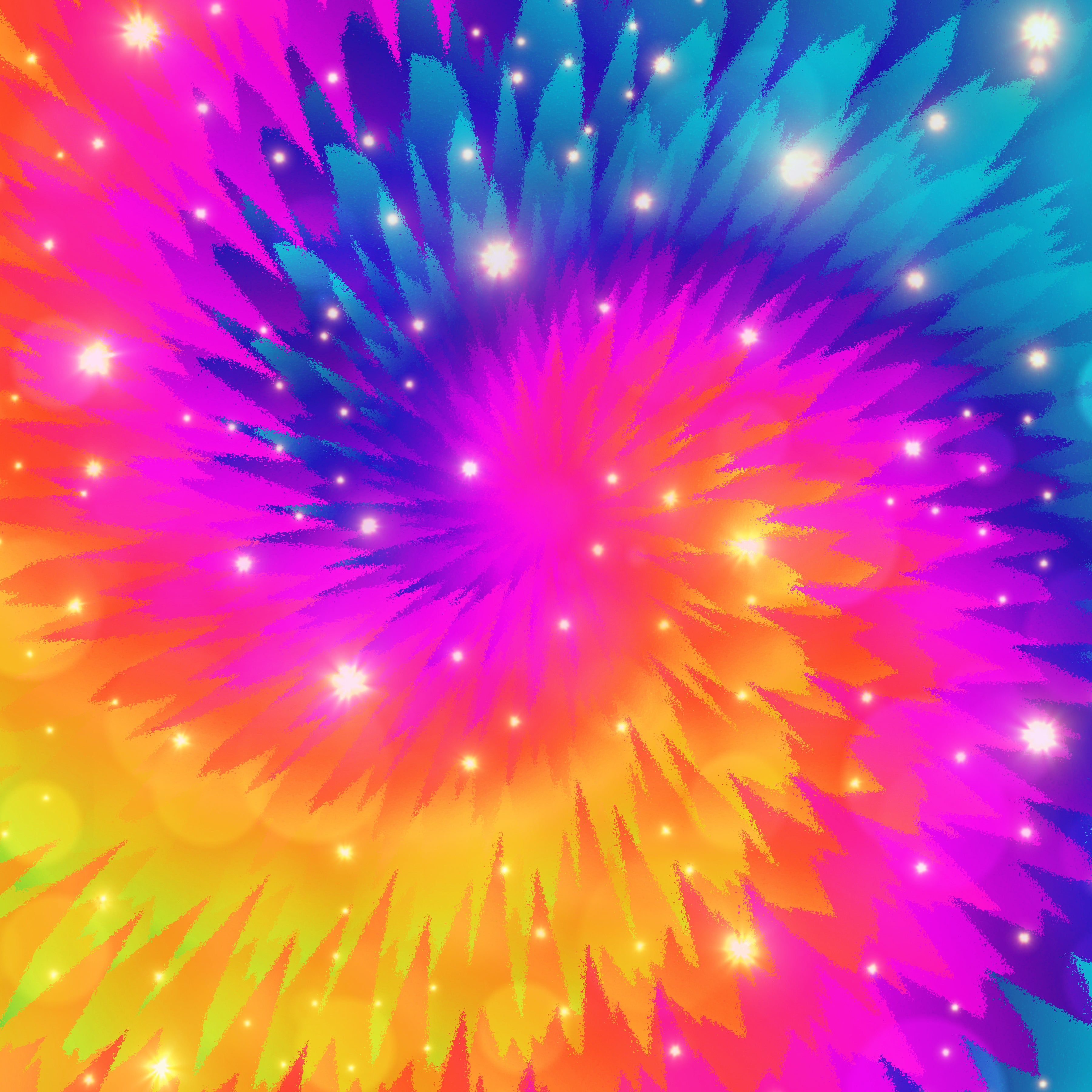 Bright Galaxy Tie Dye Pattern Vinyl 12" x 12" - The Vinyl Haus