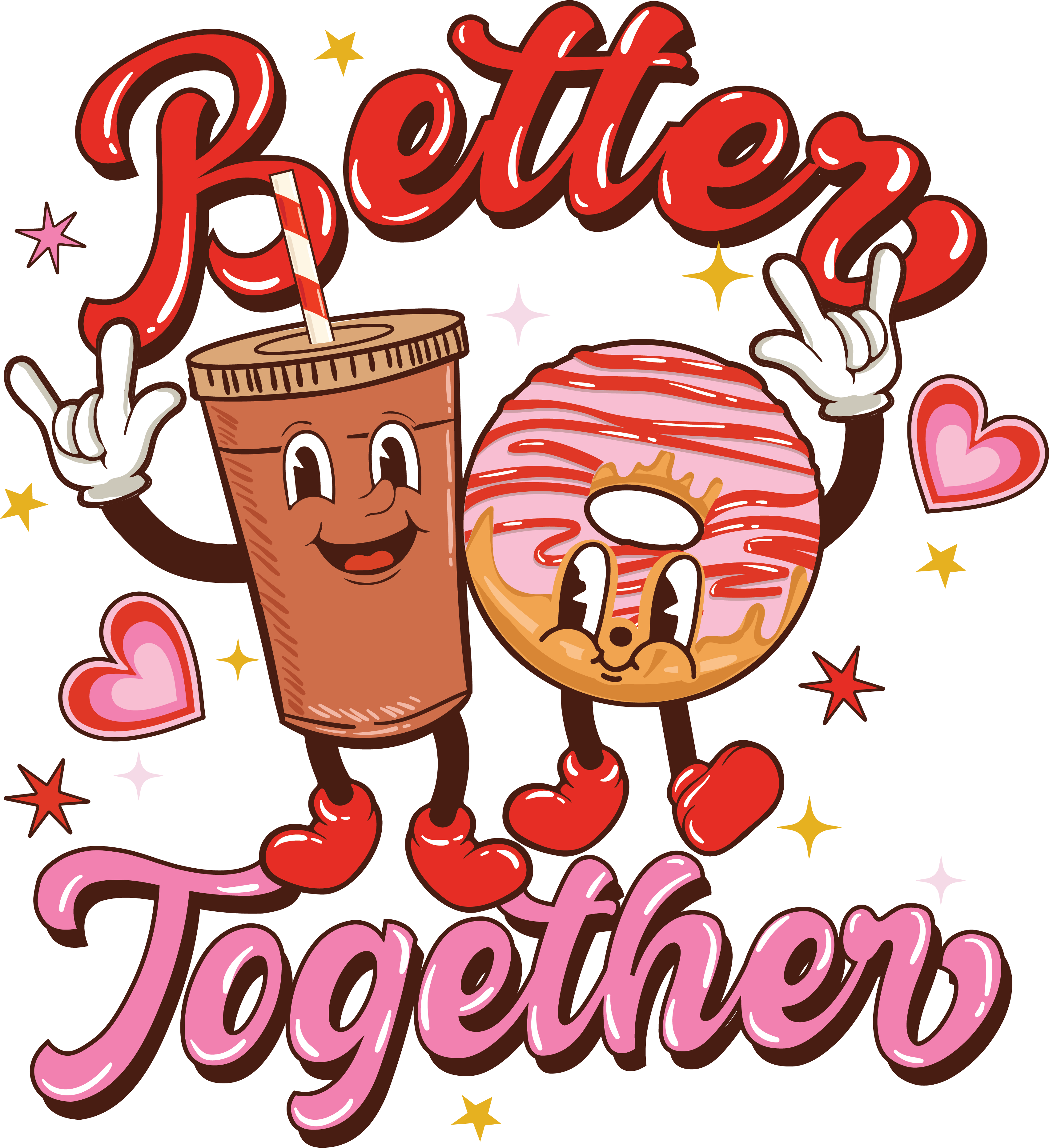 HTV Prints - Better Together - The Vinyl Haus