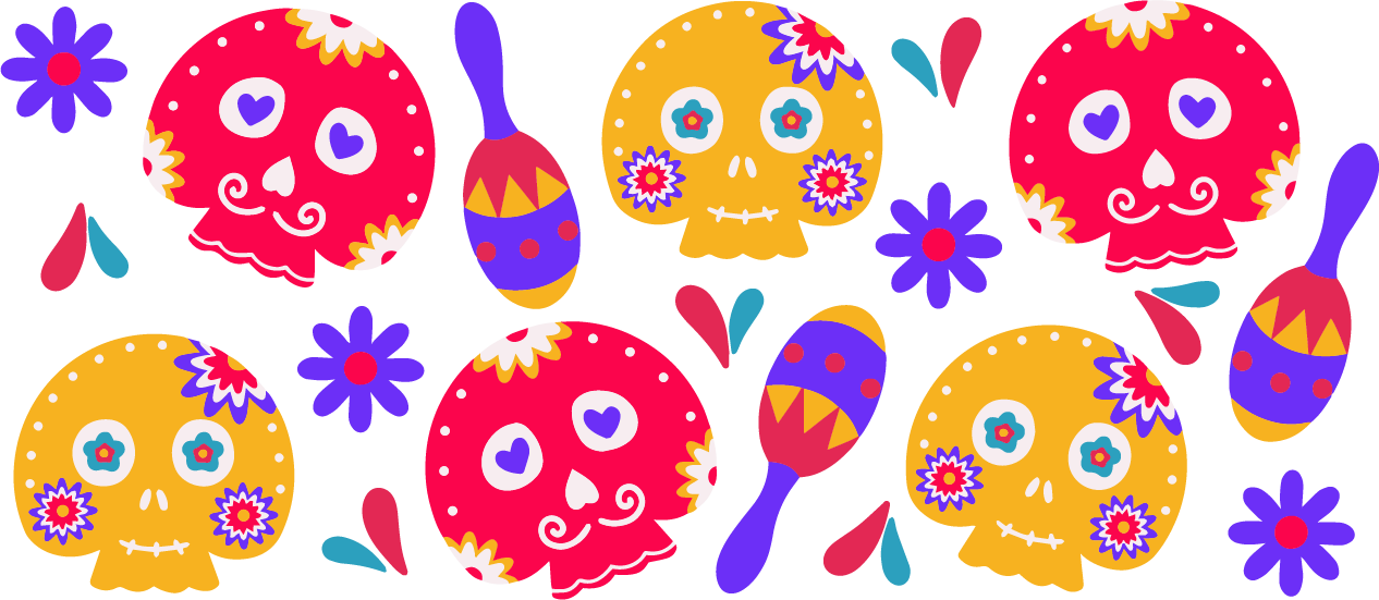 Cinco De Mayo 2 Libbey Glass Can Vinyl Wrap 16 oz - The Vinyl Haus