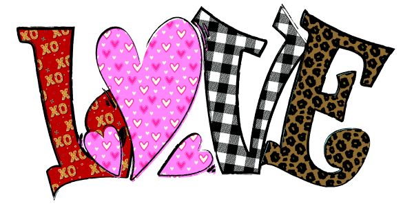 HTV Prints - LOVE - The Vinyl Haus