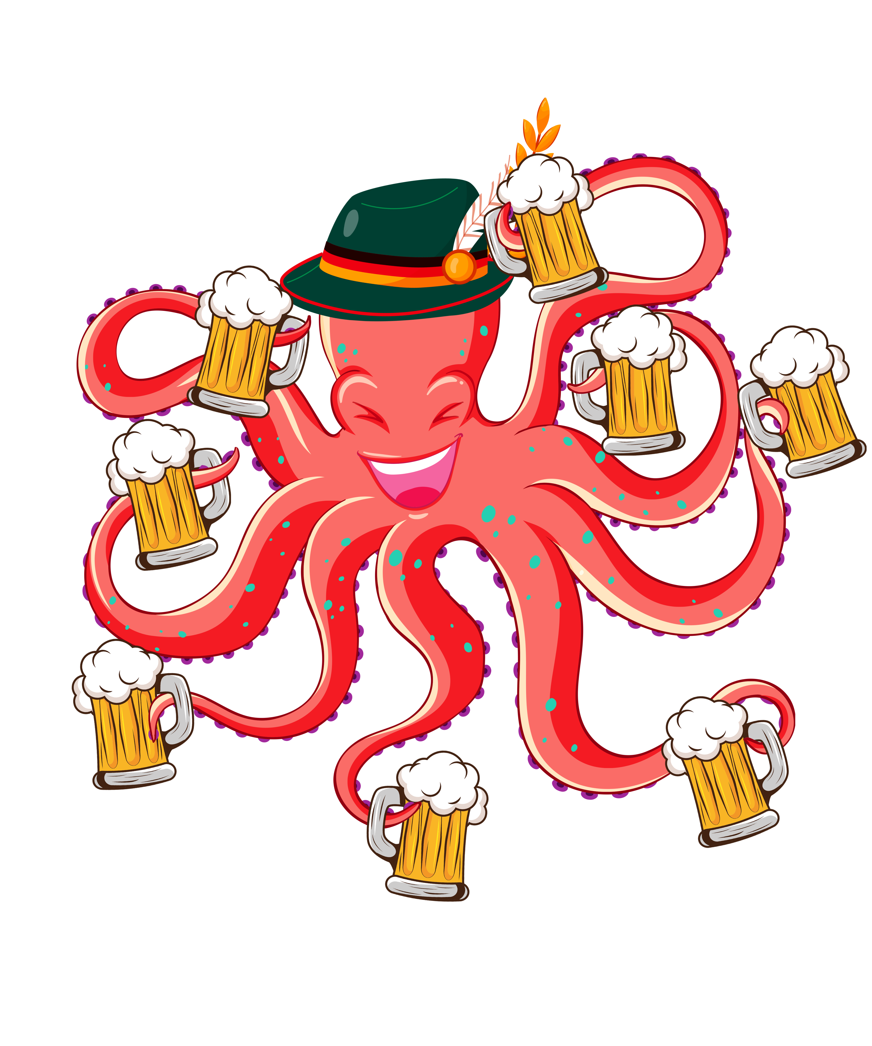 HTV Prints - Wurstfest Octopus - The Vinyl Haus