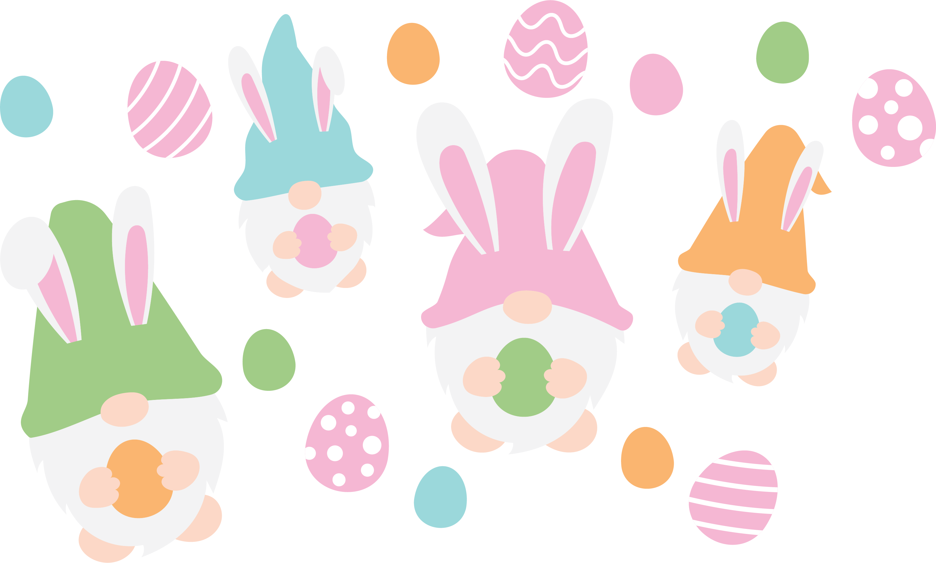 Venti Cold Cup 24 oz Vinyl Wrap - Easter Gnomes - The Vinyl Haus