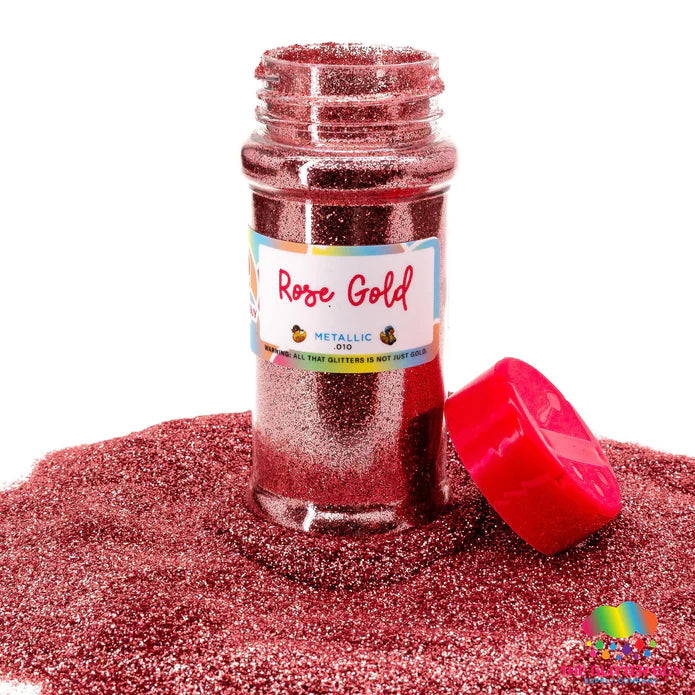 Rose Gold Glitter Guy Glitter - 2oz - The Vinyl Haus