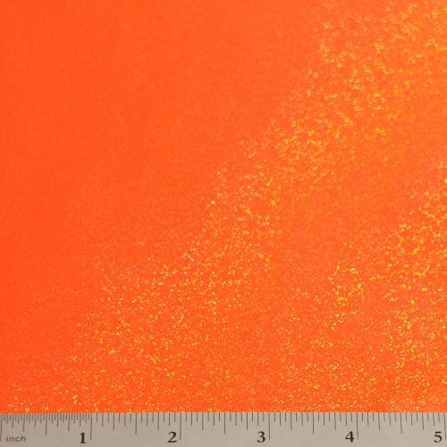 StarCraft Magic Deceit Glitter Fluorescent Orange 12" x 12" - Heat Transfer Haus