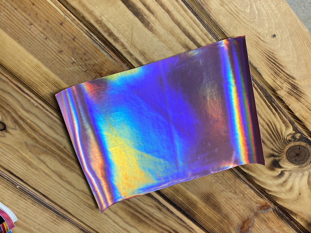 Hot Pink Holographic Iridescent Heat Transfer Vinyl Sheets By