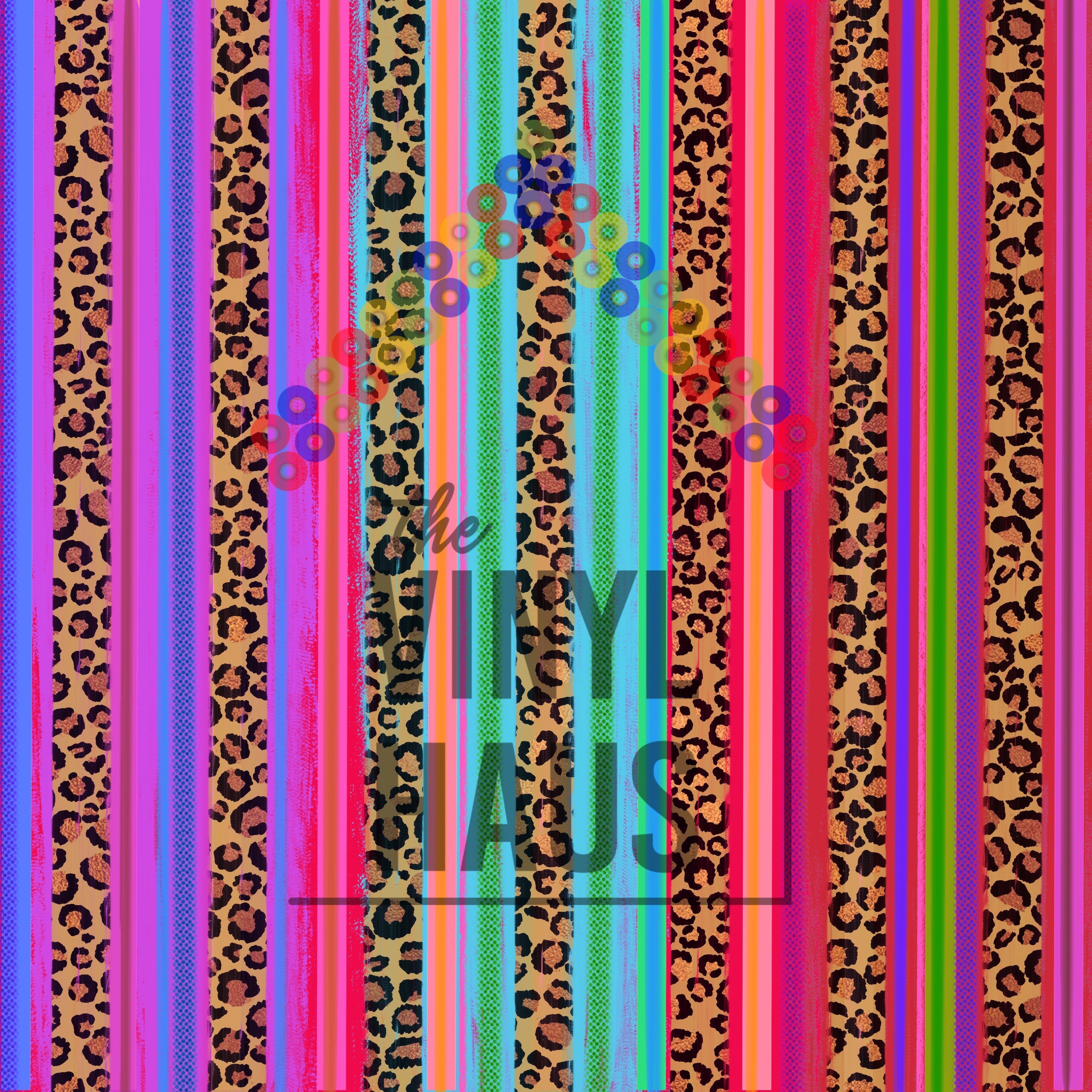 Serape Cheetah Pattern Vinyl 12" x 12" - The Vinyl Haus