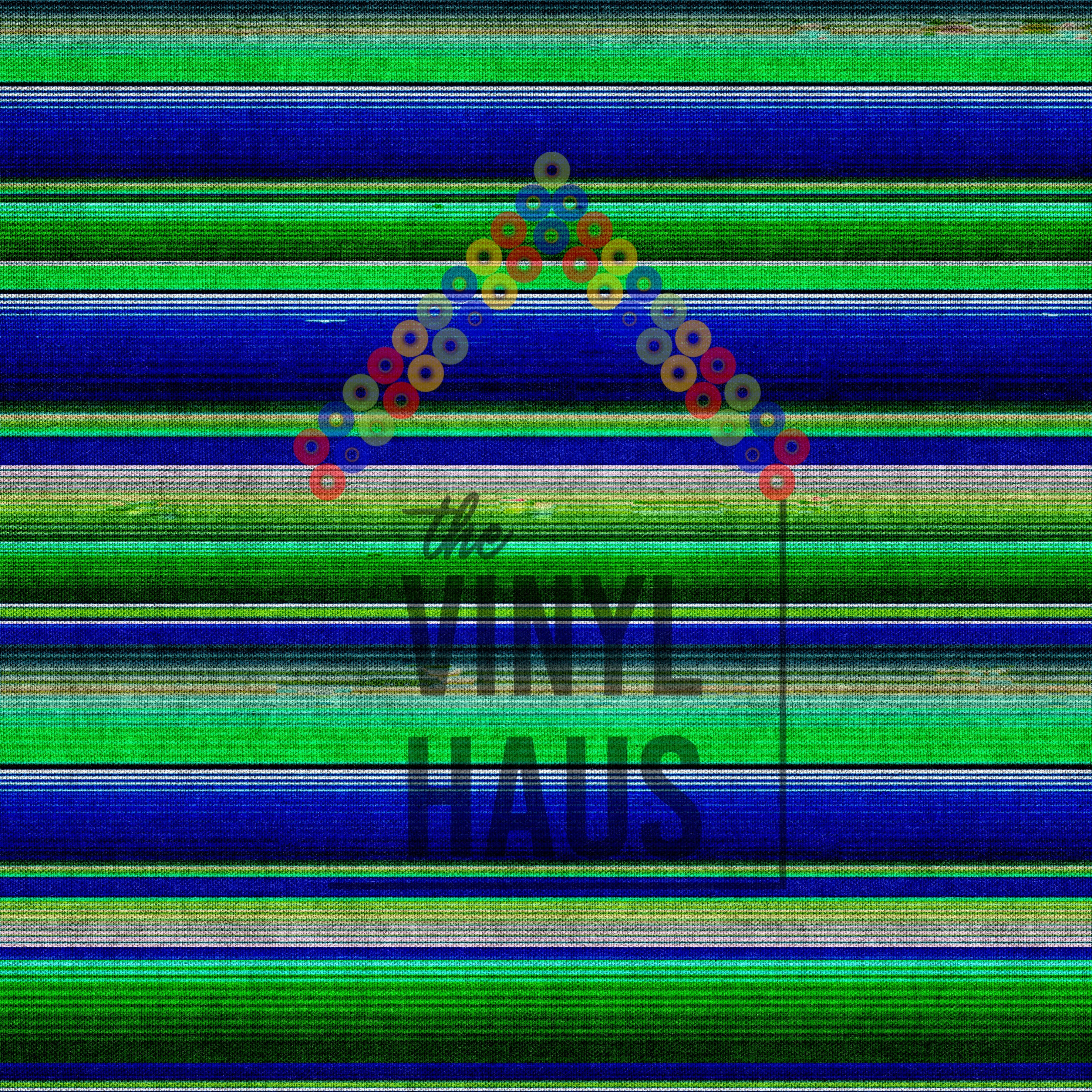 Blue and Green Serape Pattern Vinyl 12" x 12" - The Vinyl Haus