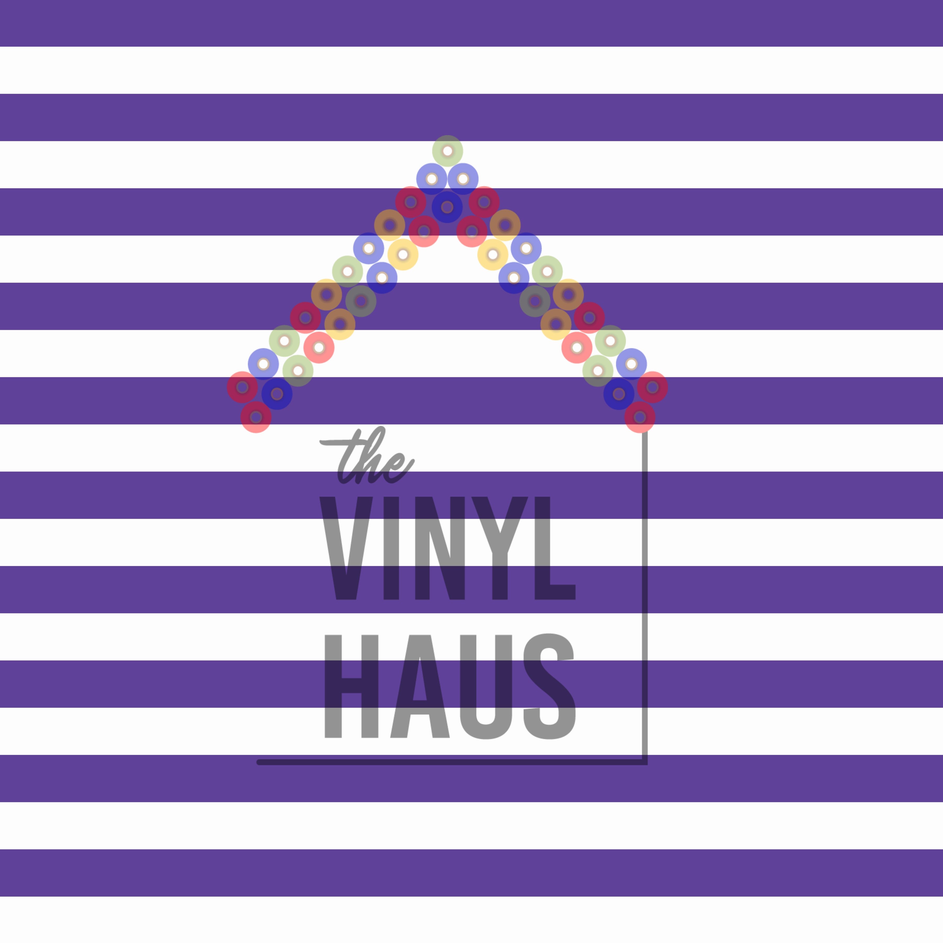 Purple and White Stripe Pattern Vinyl 12" x 12" - The Vinyl Haus