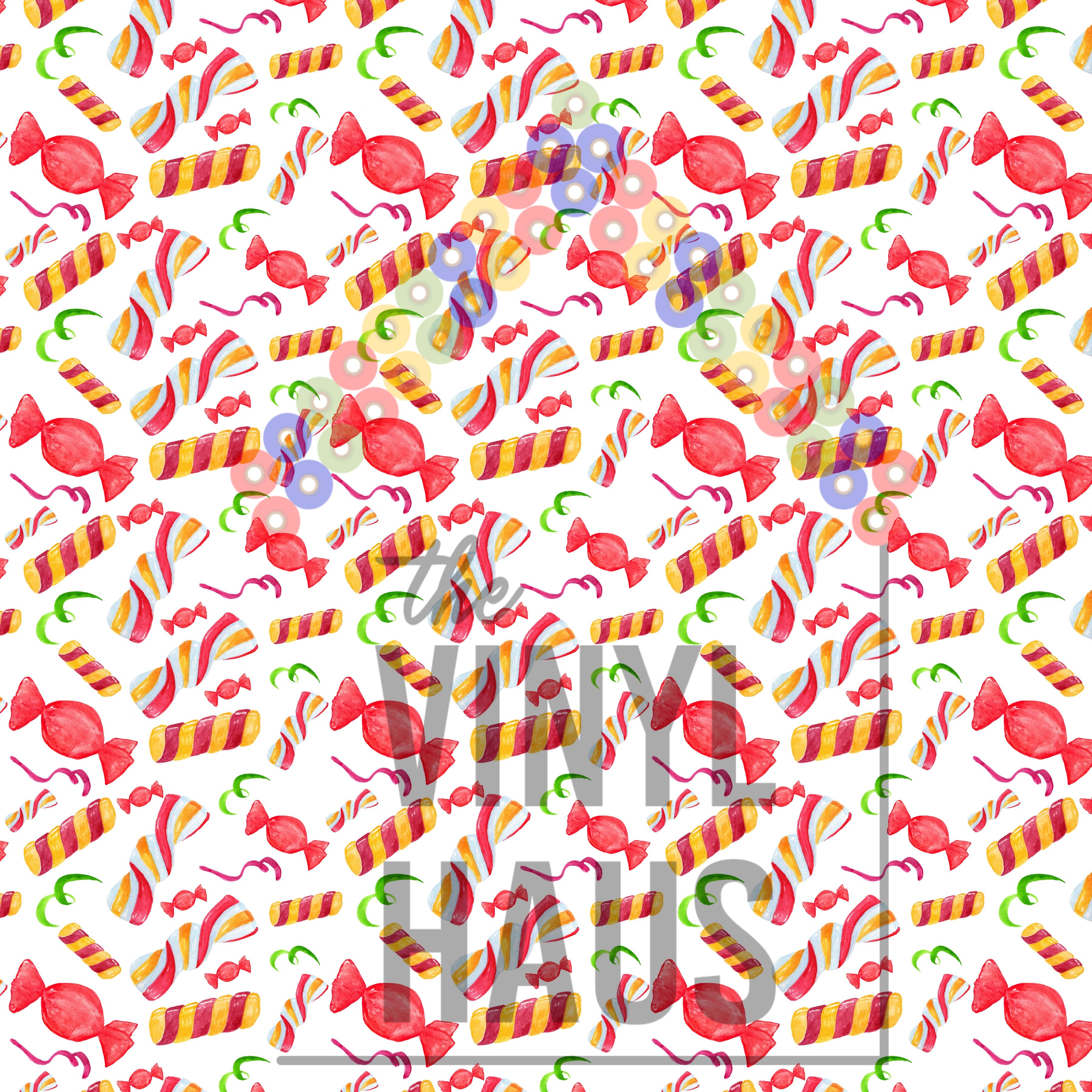 Candy Pattern Vinyl 12" x 12" - The Vinyl Haus
