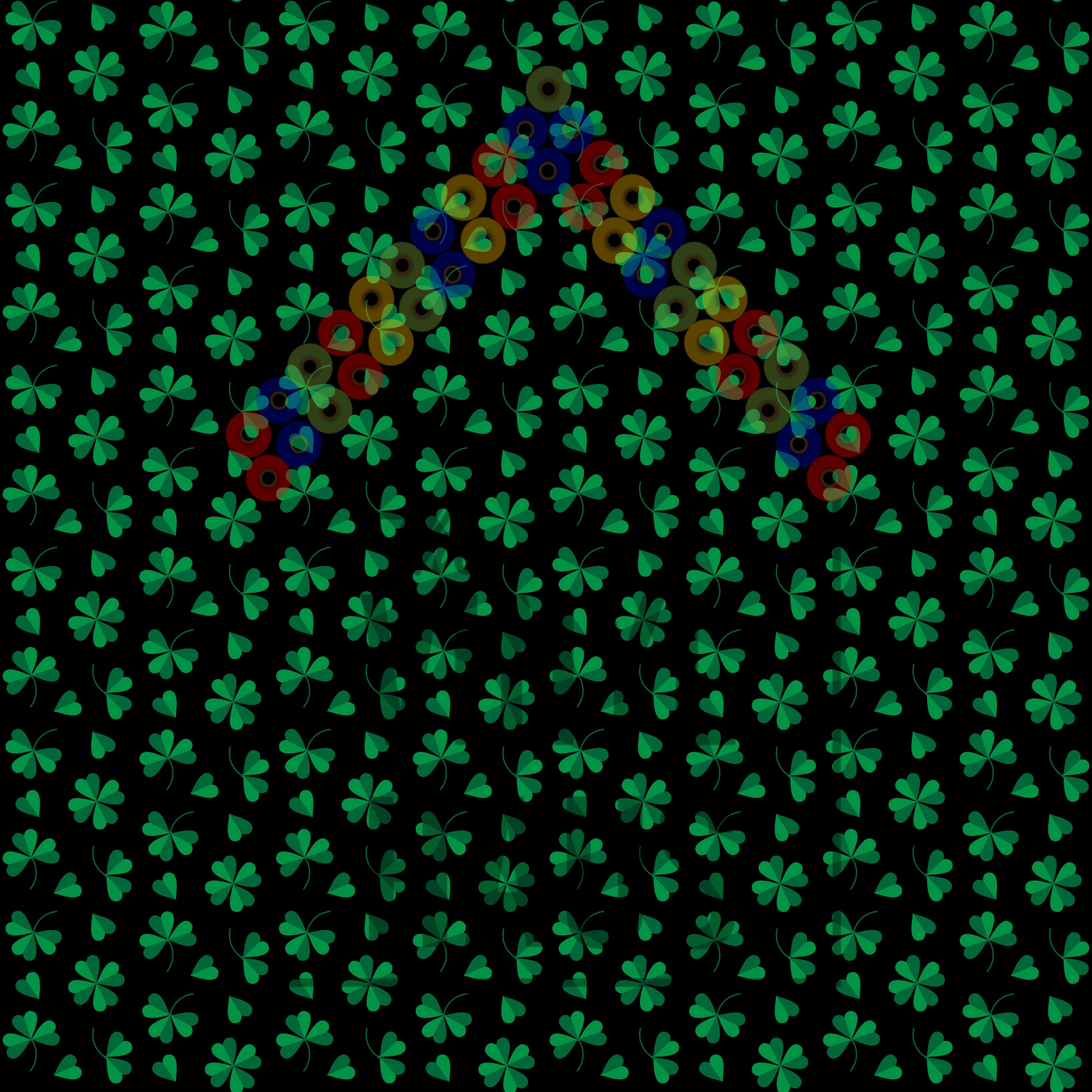 Shamrock Pattern Vinyl 12" x 12 - The Vinyl Haus