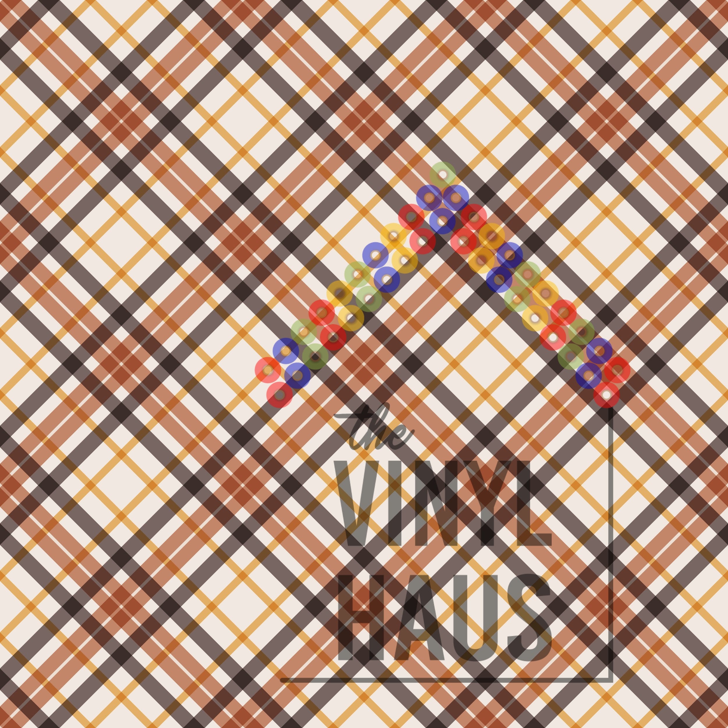 Fall Plaid Pattern Vinyl 12" x 12" - The Vinyl Haus