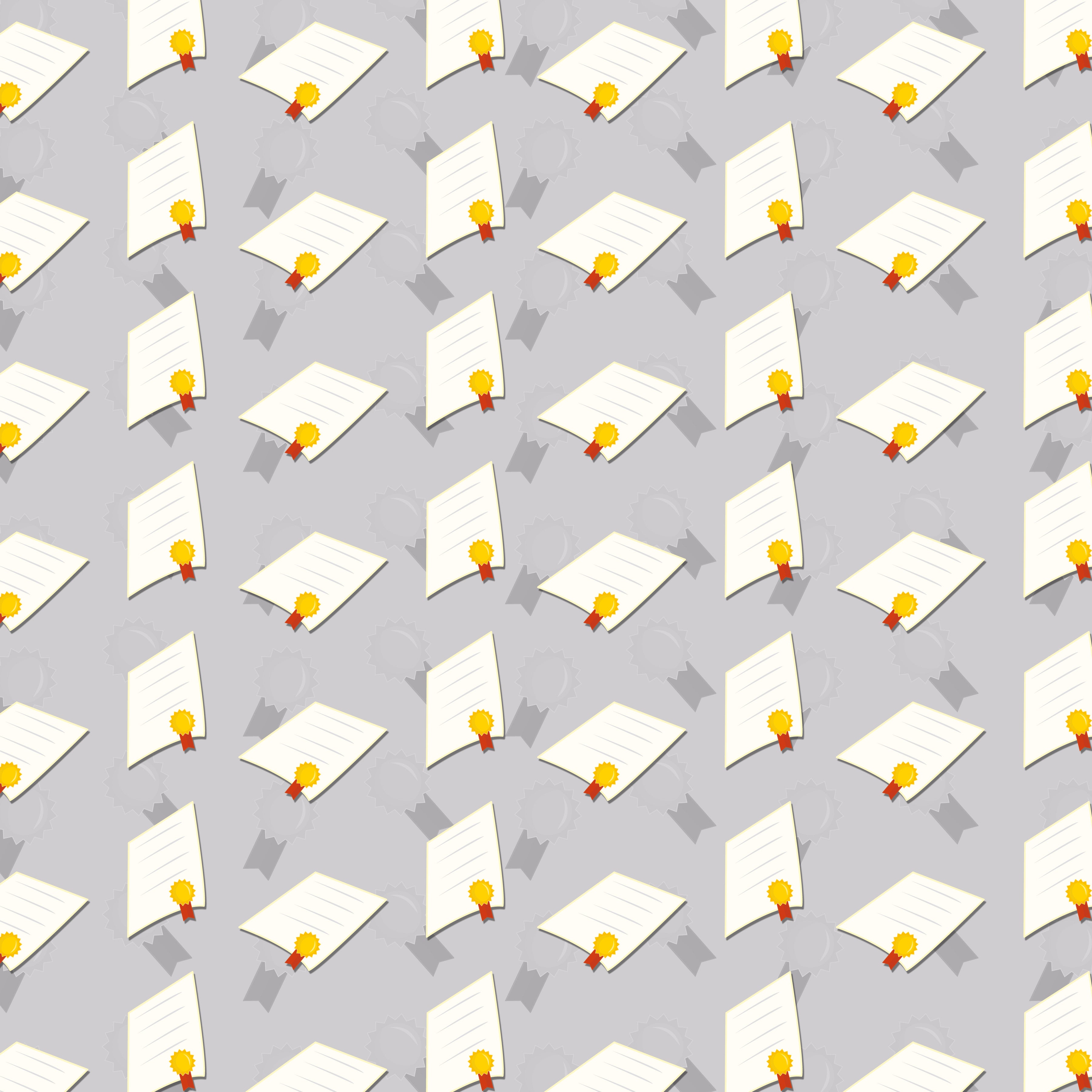 Graduation Diploma Pattern Vinyl 12" x12" - The Vinyl Haus