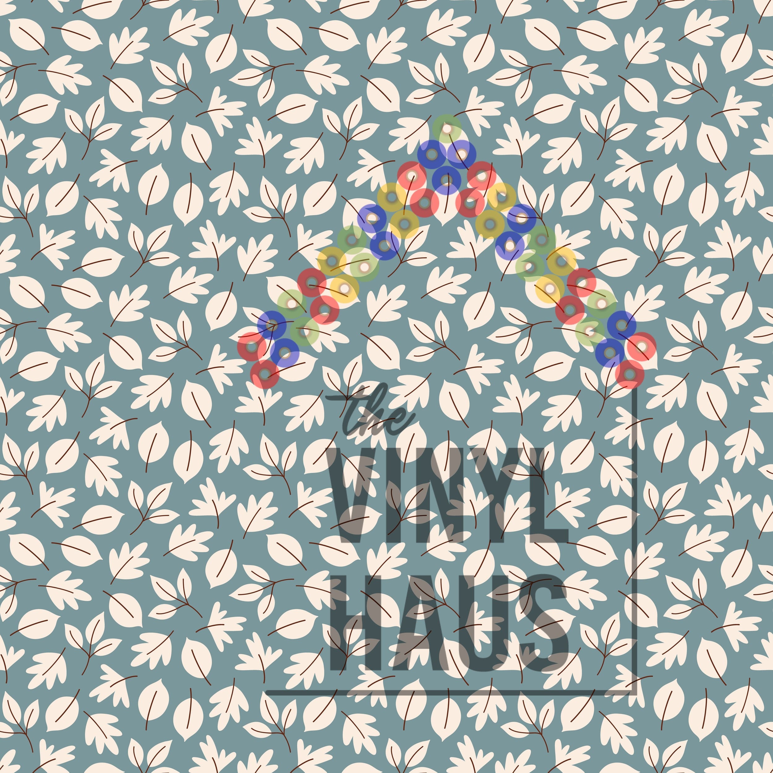 Fall Leaves Pattern Vinyl 12" x 12" - The Vinyl Haus