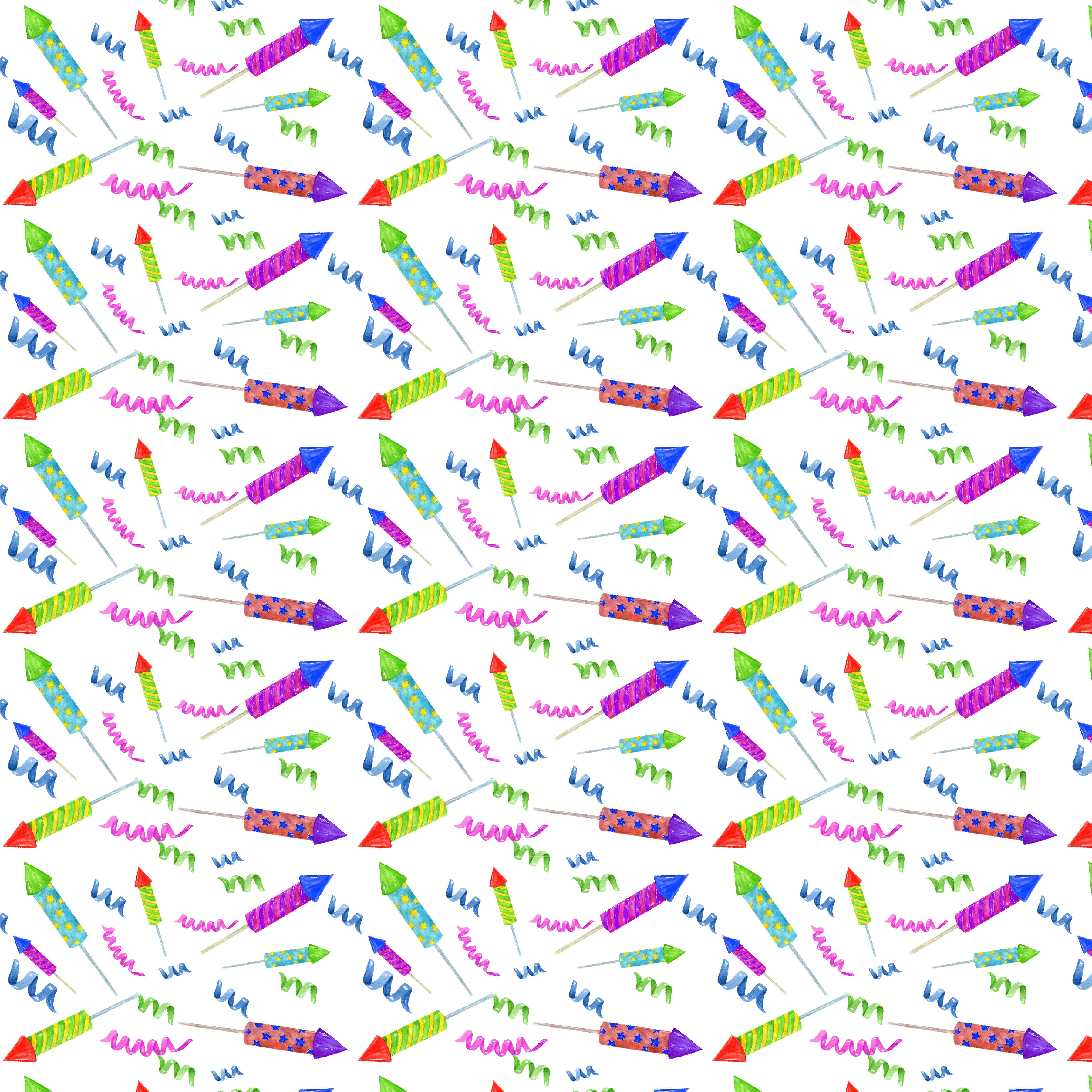 Fireworks Pattern Vinyl 12" x 12" - The Vinyl Haus