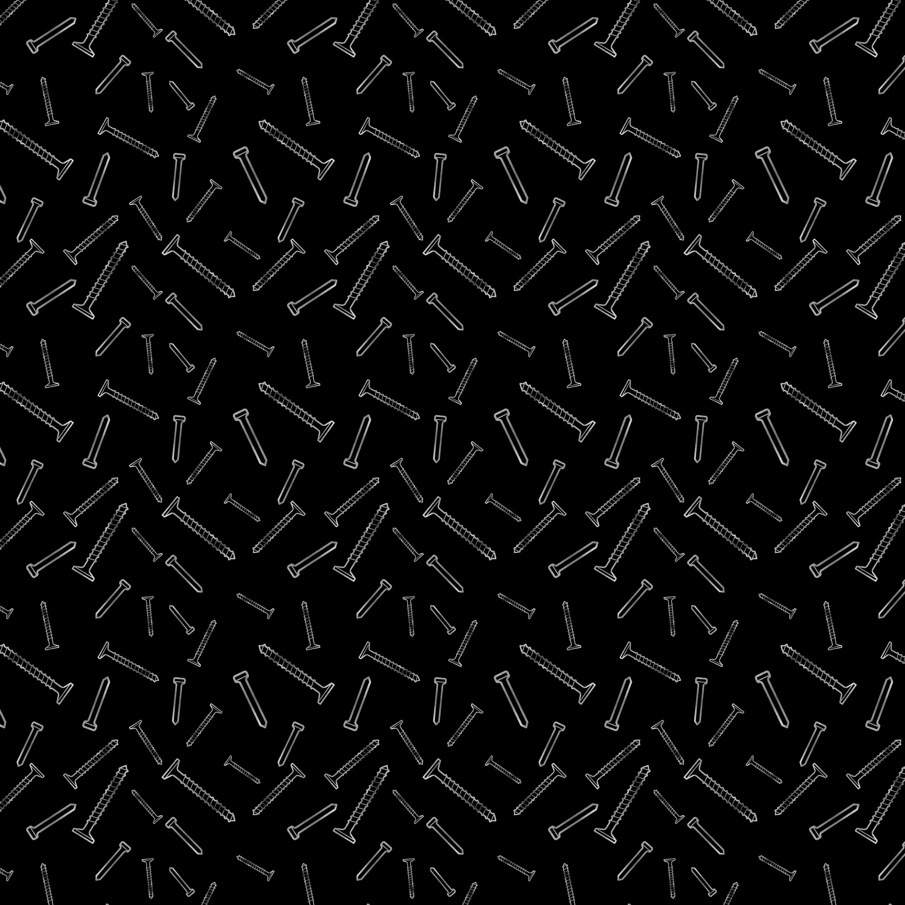 Nails and Screws Pattern Vinyl 12" x12" - The Vinyl Haus
