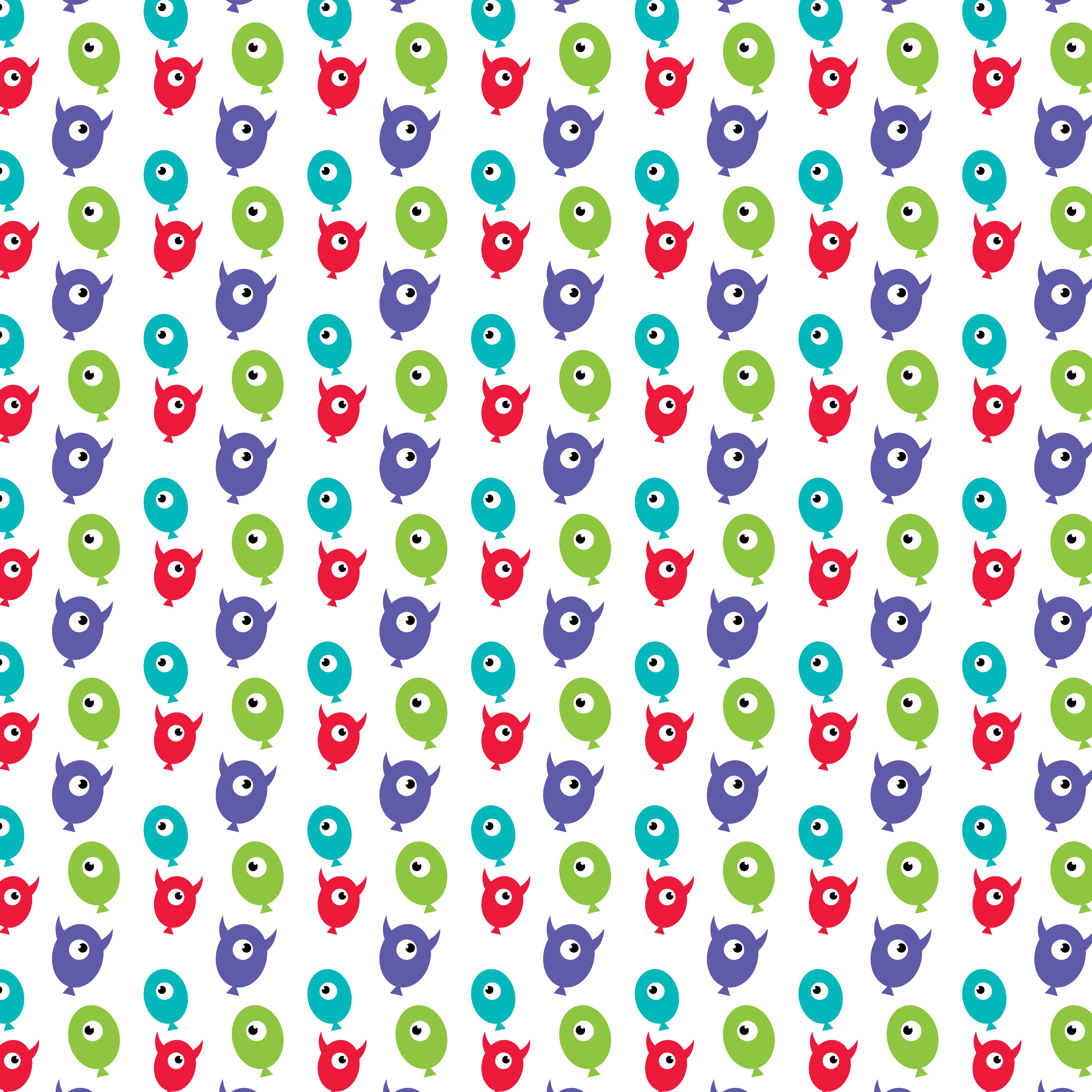 Monsters Pattern Vinyl 12" x 12" - The Vinyl Haus