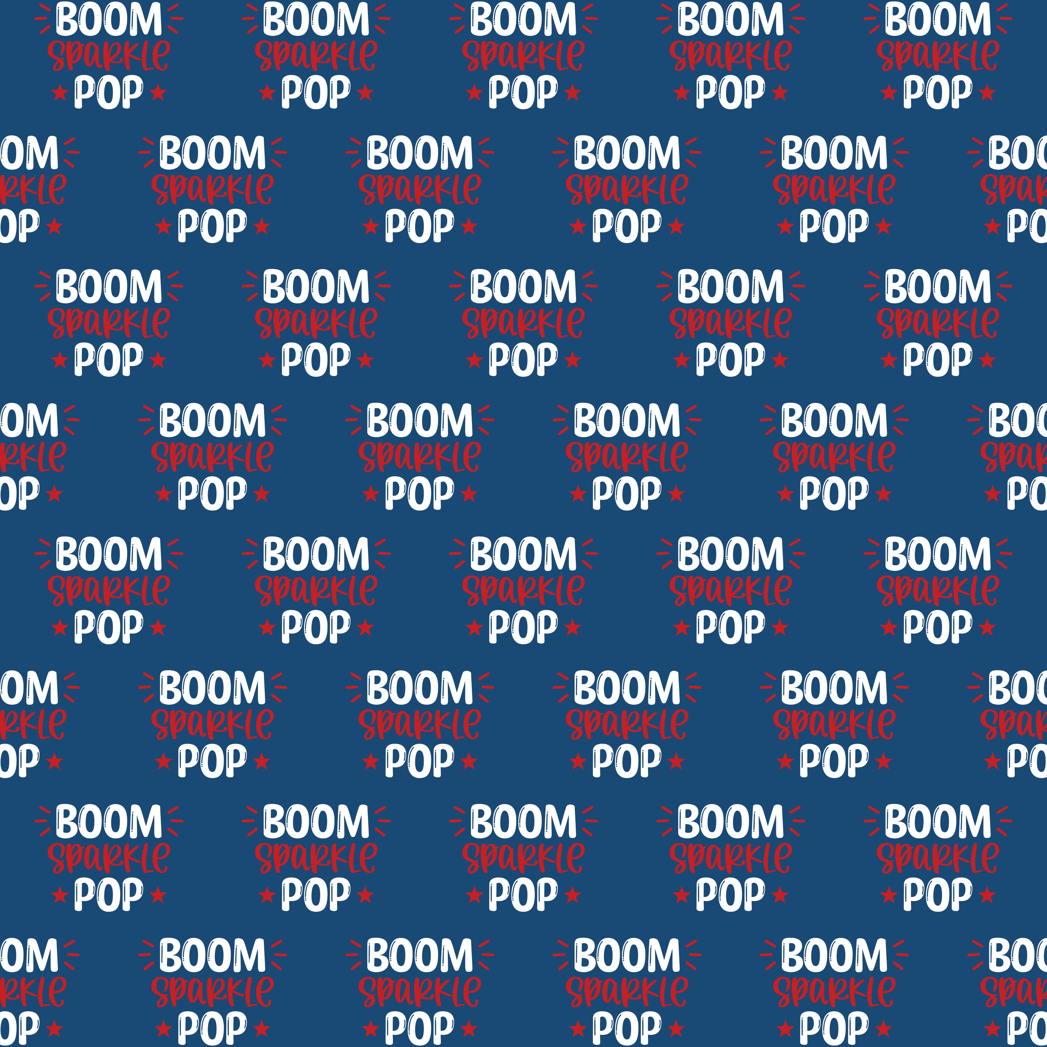 Boom Sparkle Pop Pattern Vinyl 12" x 12" - The Vinyl Haus