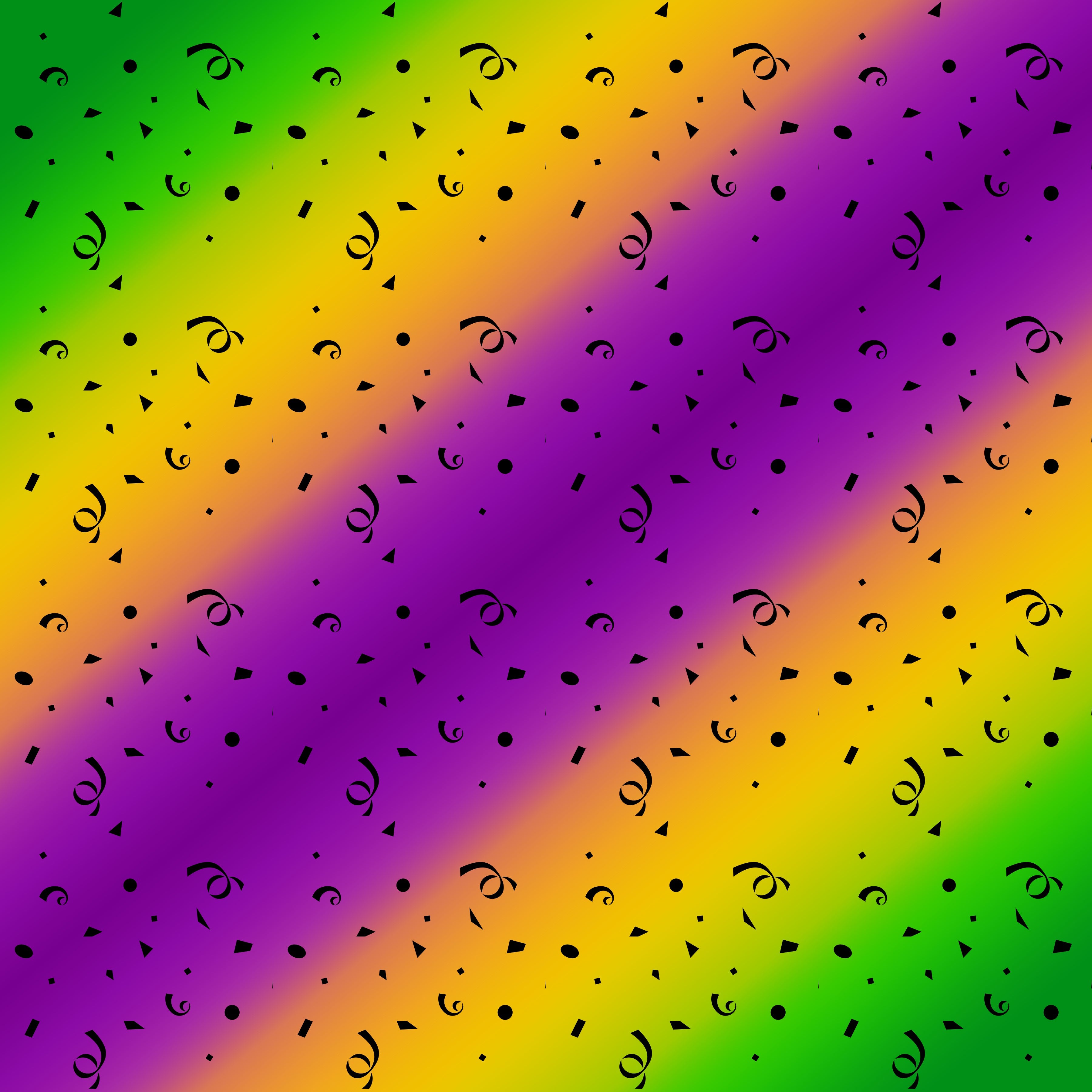 Mardi Gras Confetti Vinyl 12" x 12" - The Vinyl Haus