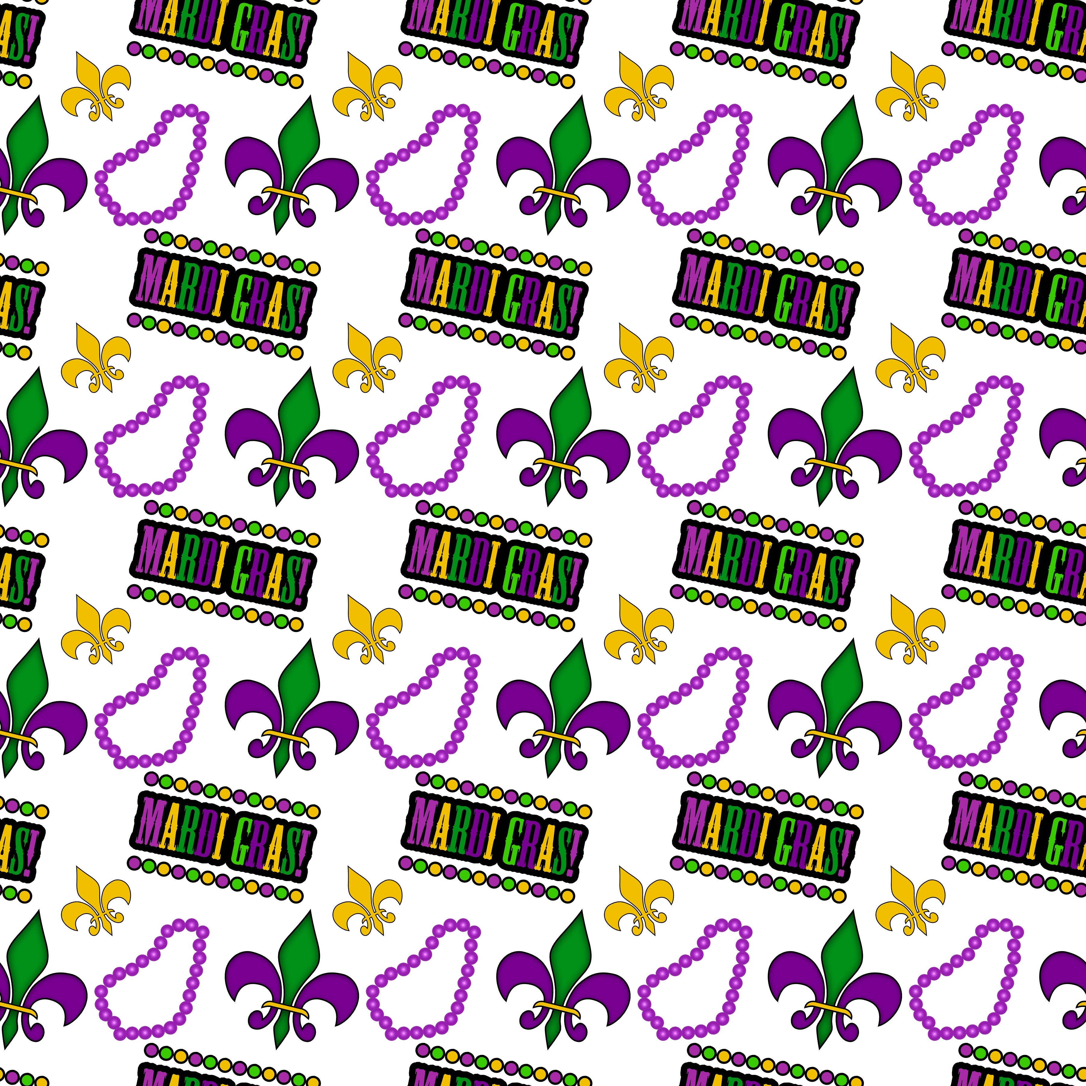 Mardi Gras Patterned Vinyl 12" x 12" - The Vinyl Haus