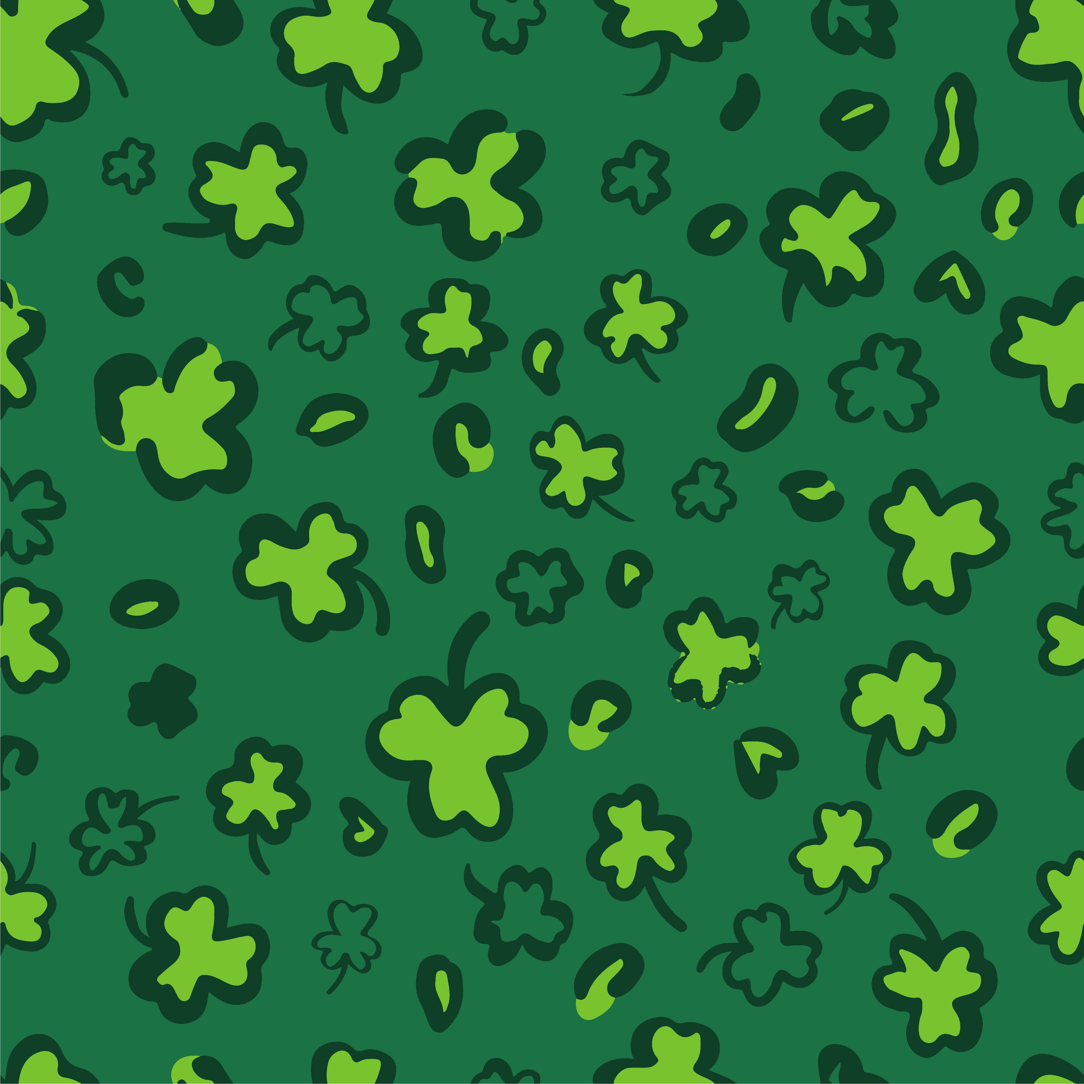 Shamrock Cheetah Pattern Vinyl 12" x 12 - The Vinyl Haus