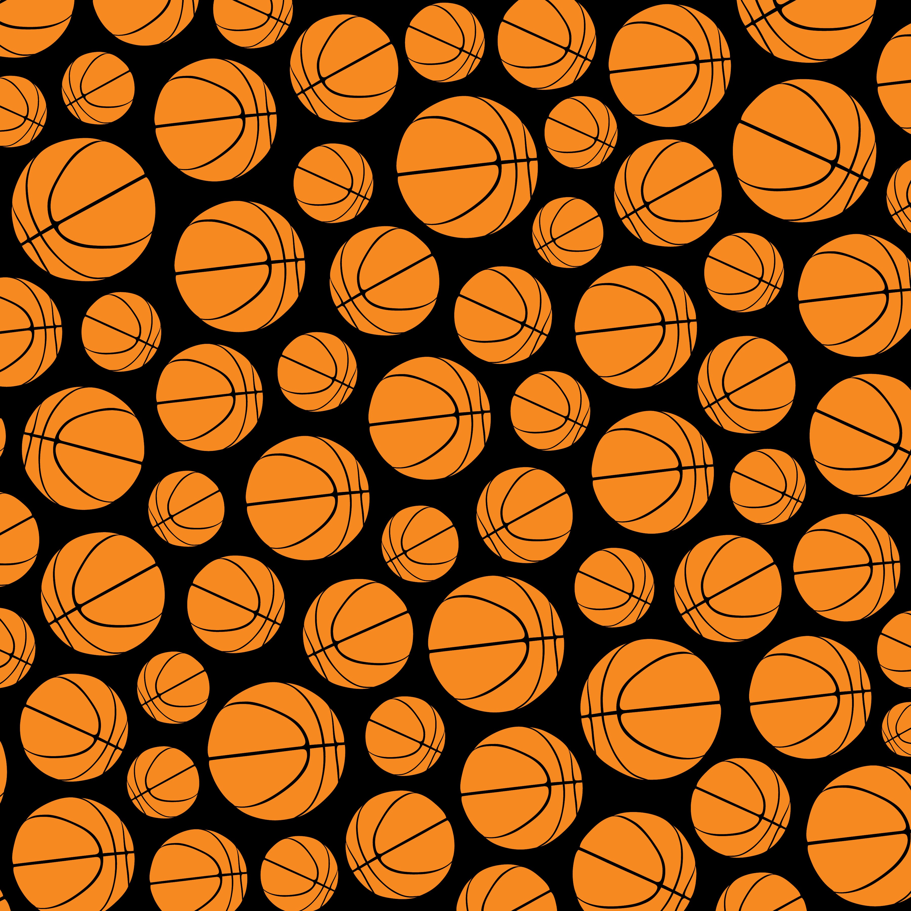 Basketball Pattern Vinyl 12" x 12" - The Vinyl Haus