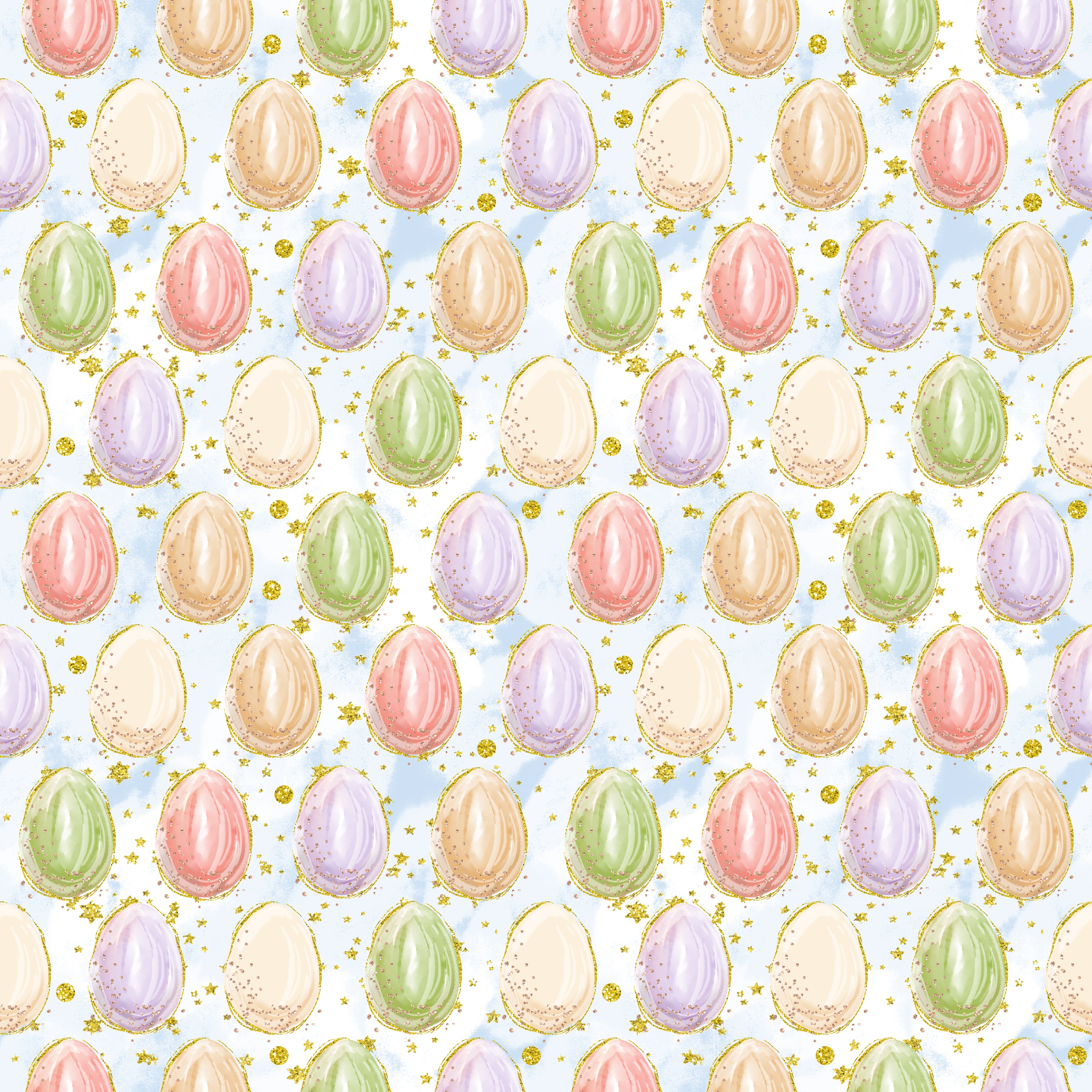 Easter Eggs Pattern Vinyl 12" x 12" - The Vinyl Haus