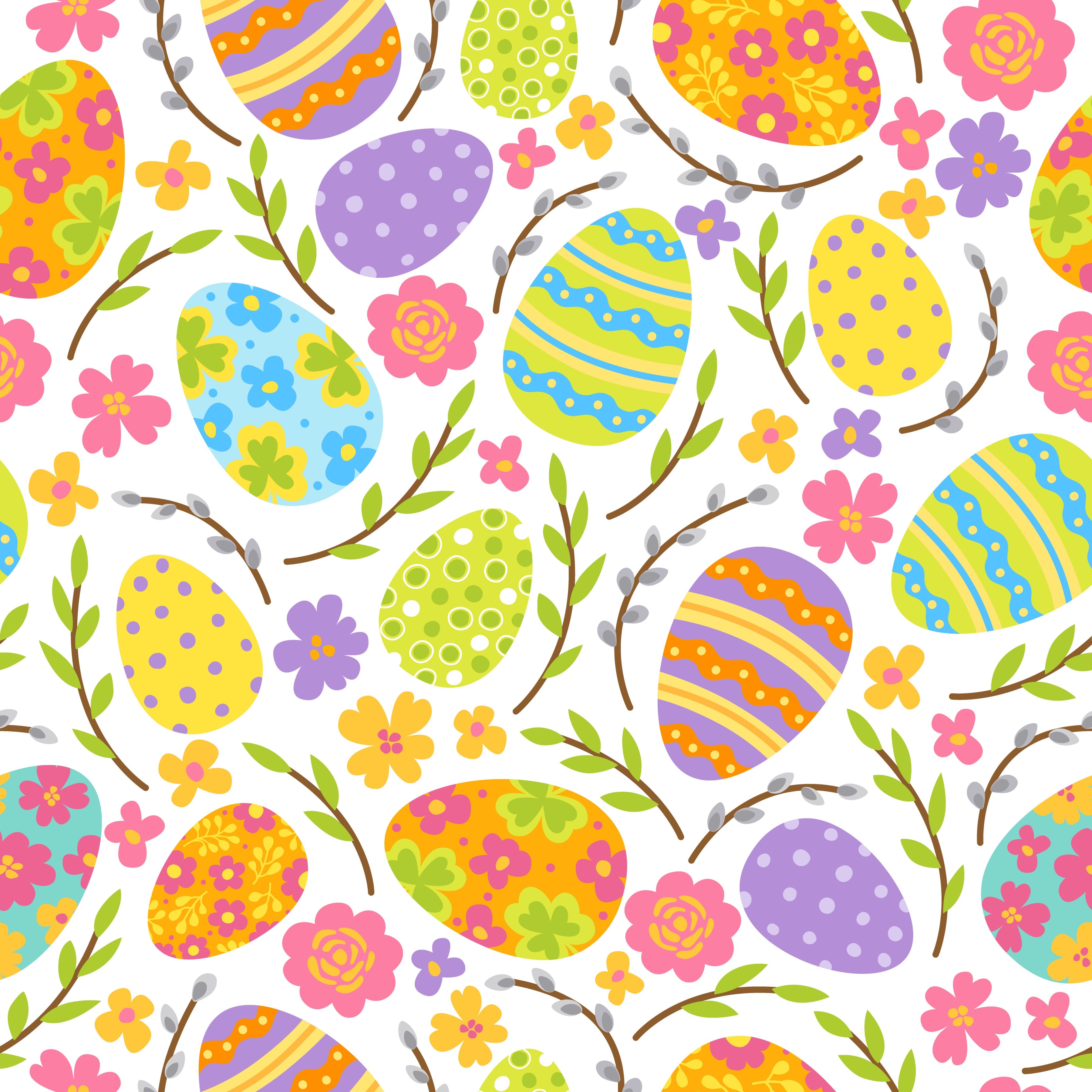 Easter Eggs Pattern Vinyl 12" x 12" - The Vinyl Haus