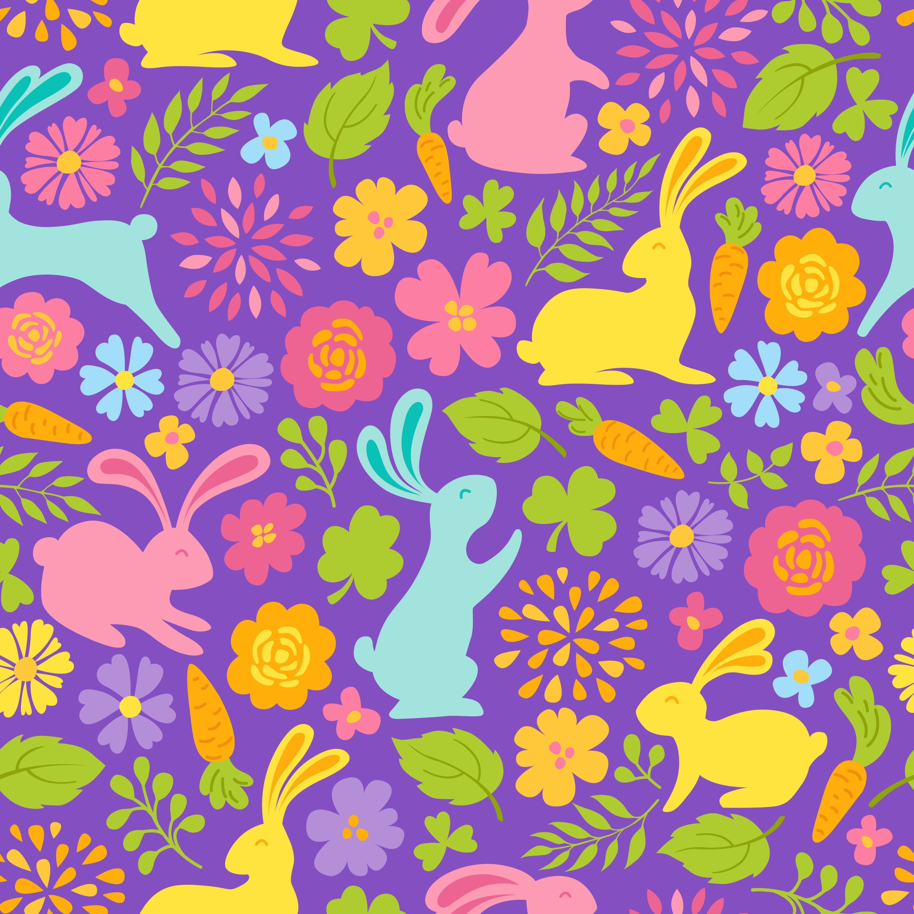 Easter Pattern Vinyl 12" x 12" - The Vinyl Haus