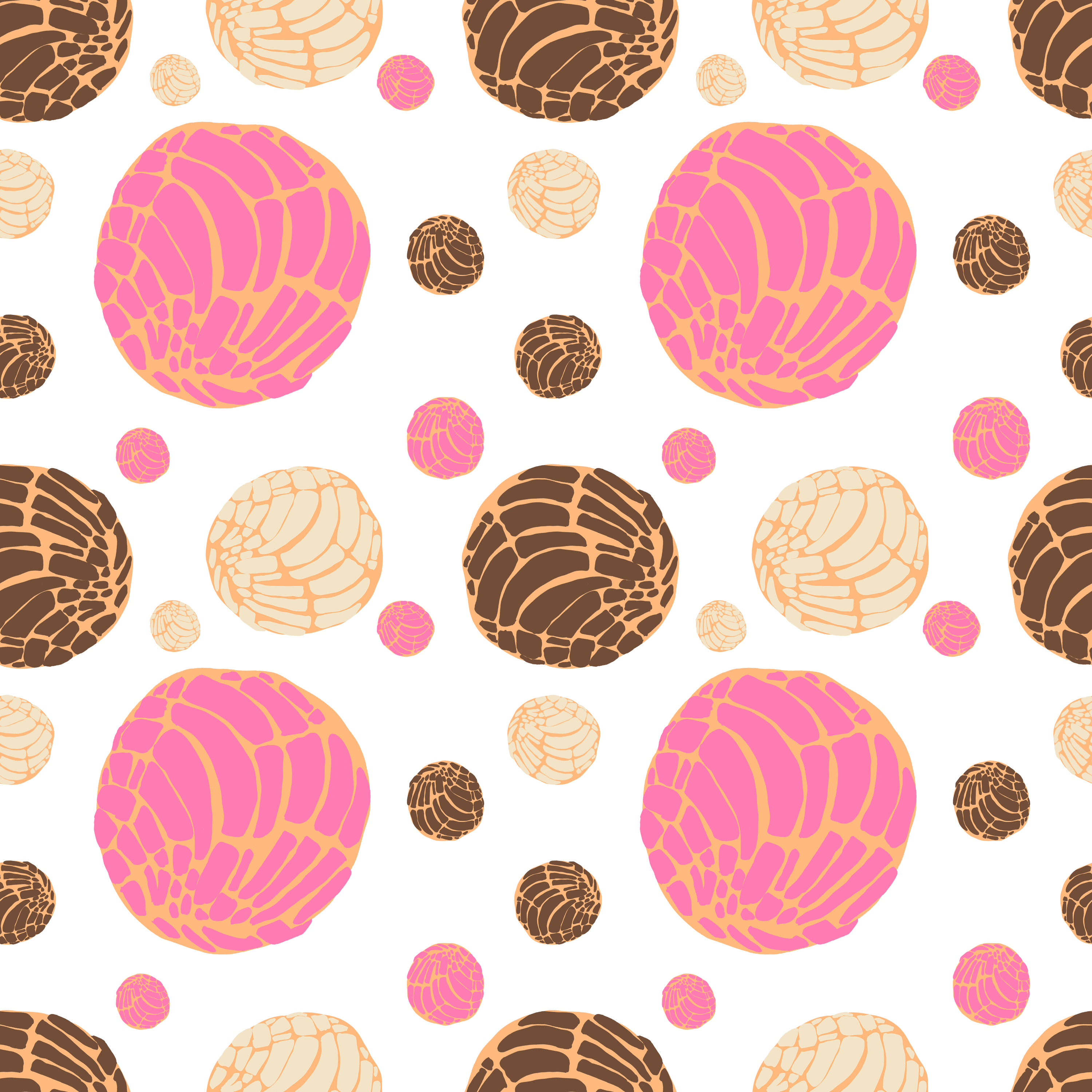Conchas Pattern Vinyl 12" x 12" - The Vinyl Haus