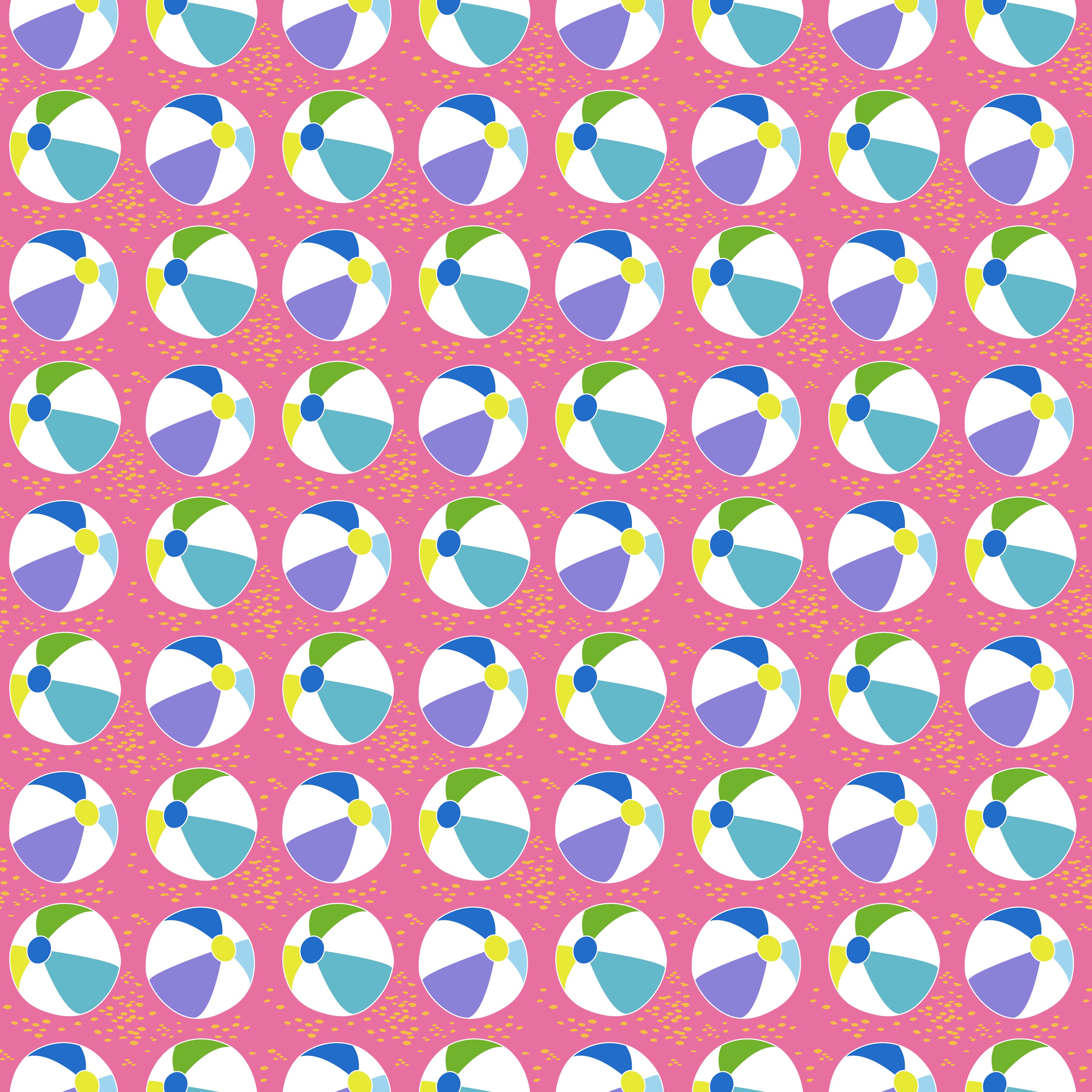Beach Balls Pattern Vinyl 12" x 12" - The Vinyl Haus