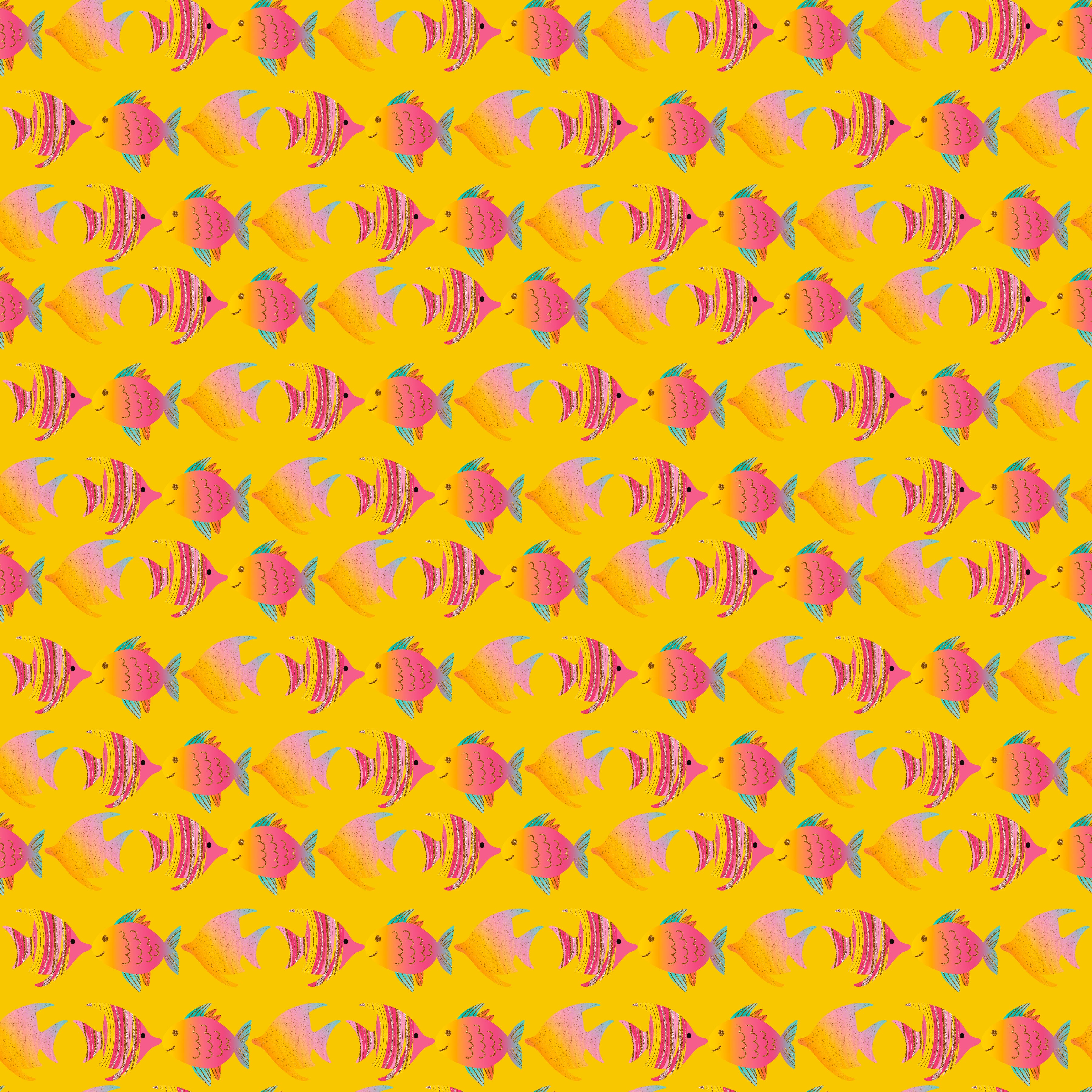 Tropical Fish Pattern Vinyl 12" x 12" - The Vinyl Haus