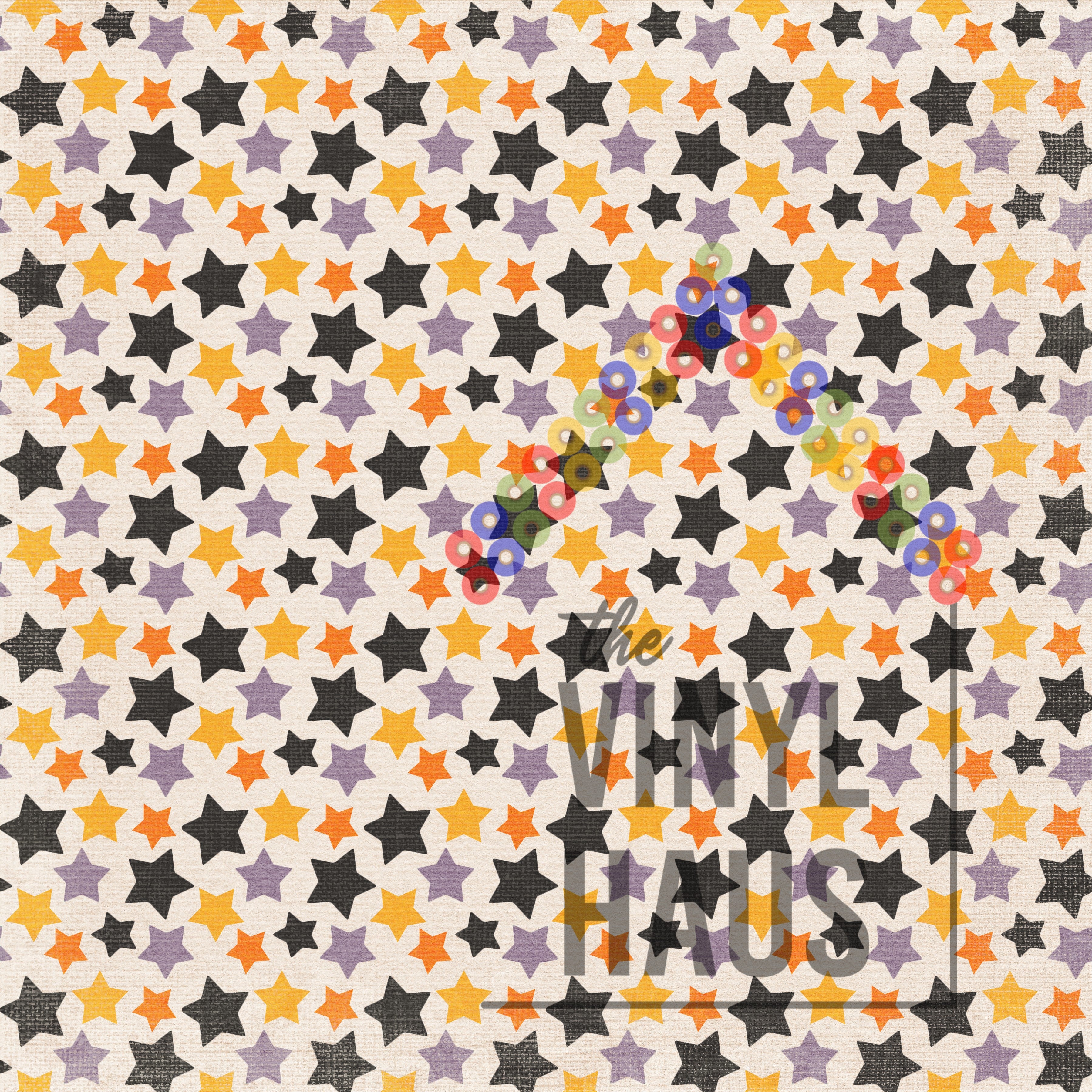 Halloween Stars Pattern Vinyl 12" x 12" - The Vinyl Haus