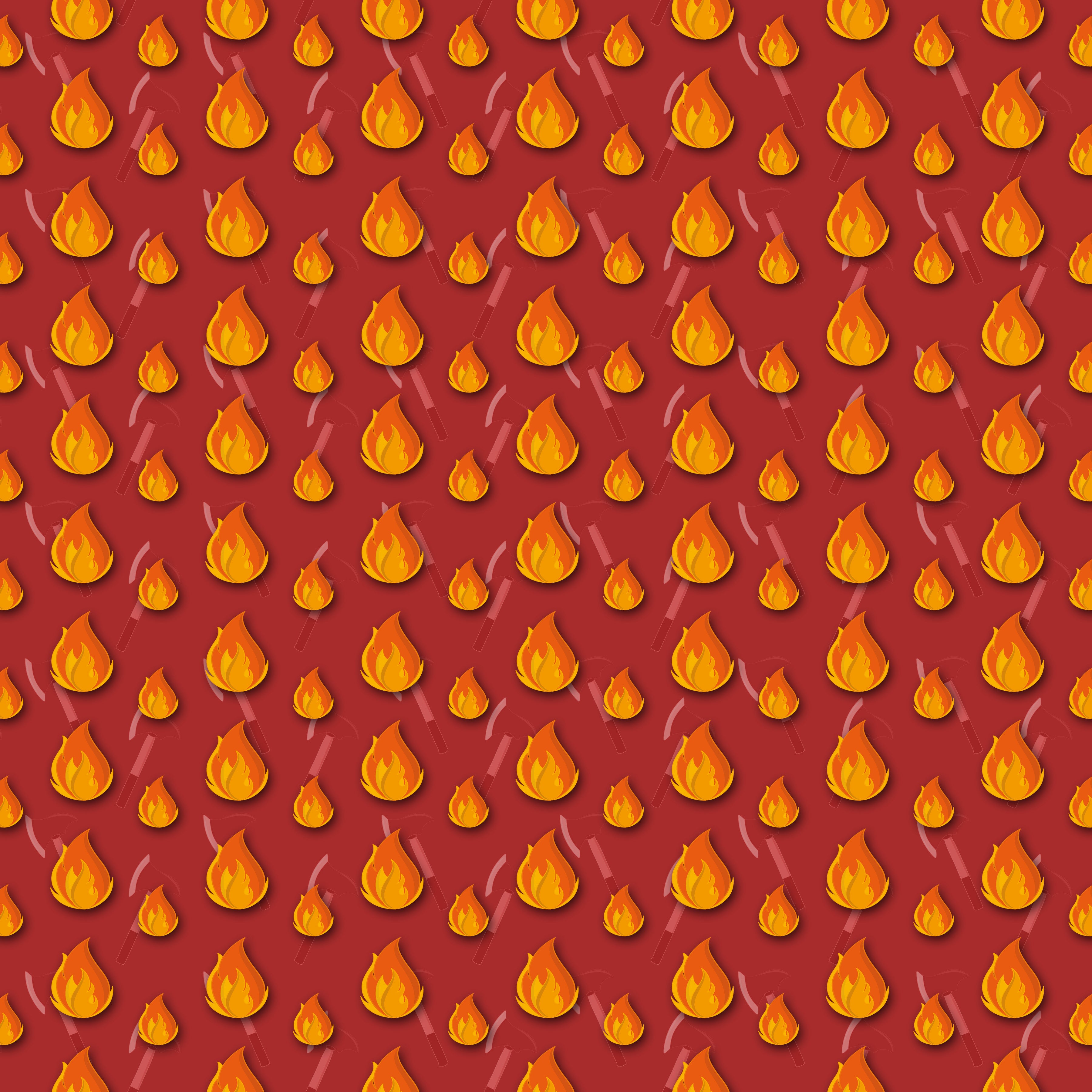 Fire Pattern Vinyl 12" x 12" - The Vinyl Haus