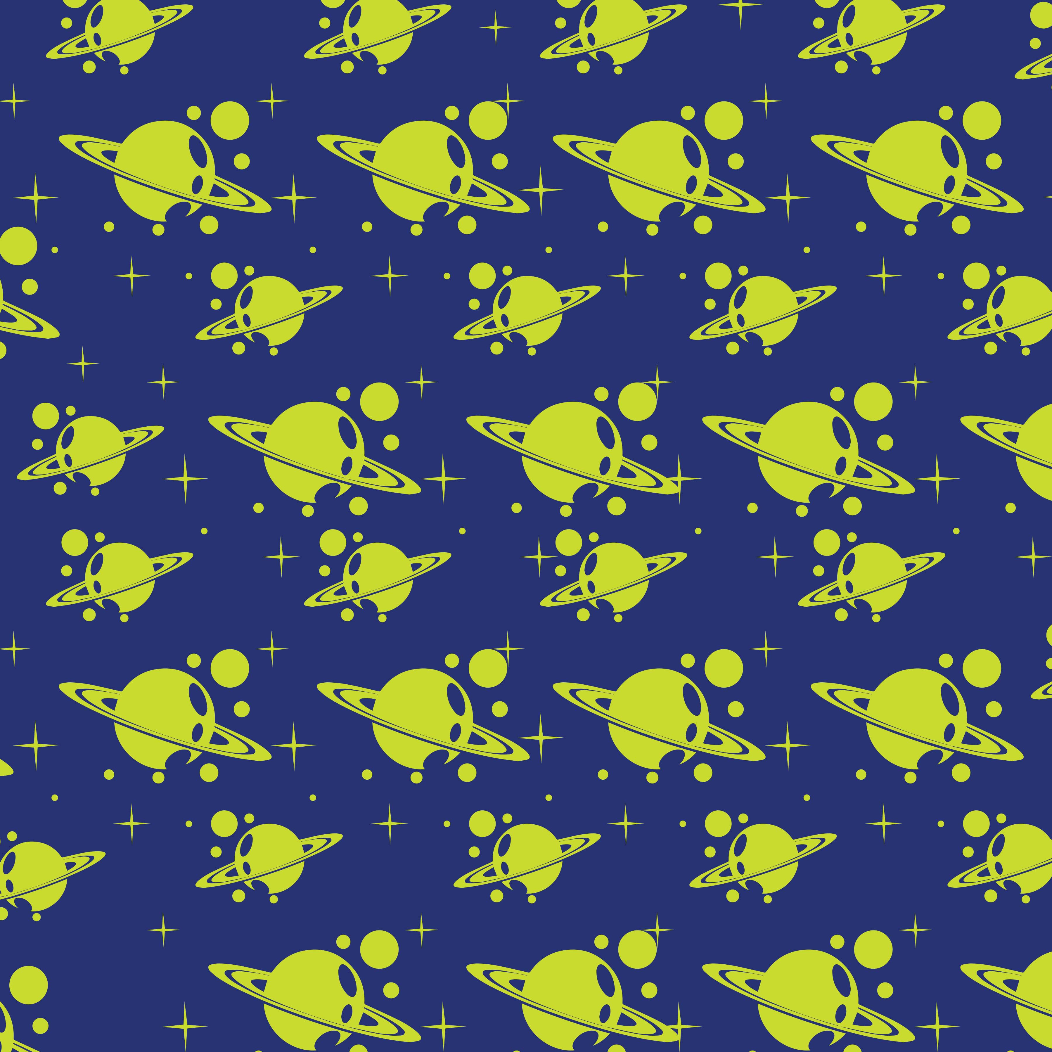 Pizza Planets Pattern Vinyl 12" x 12" - The Vinyl Haus