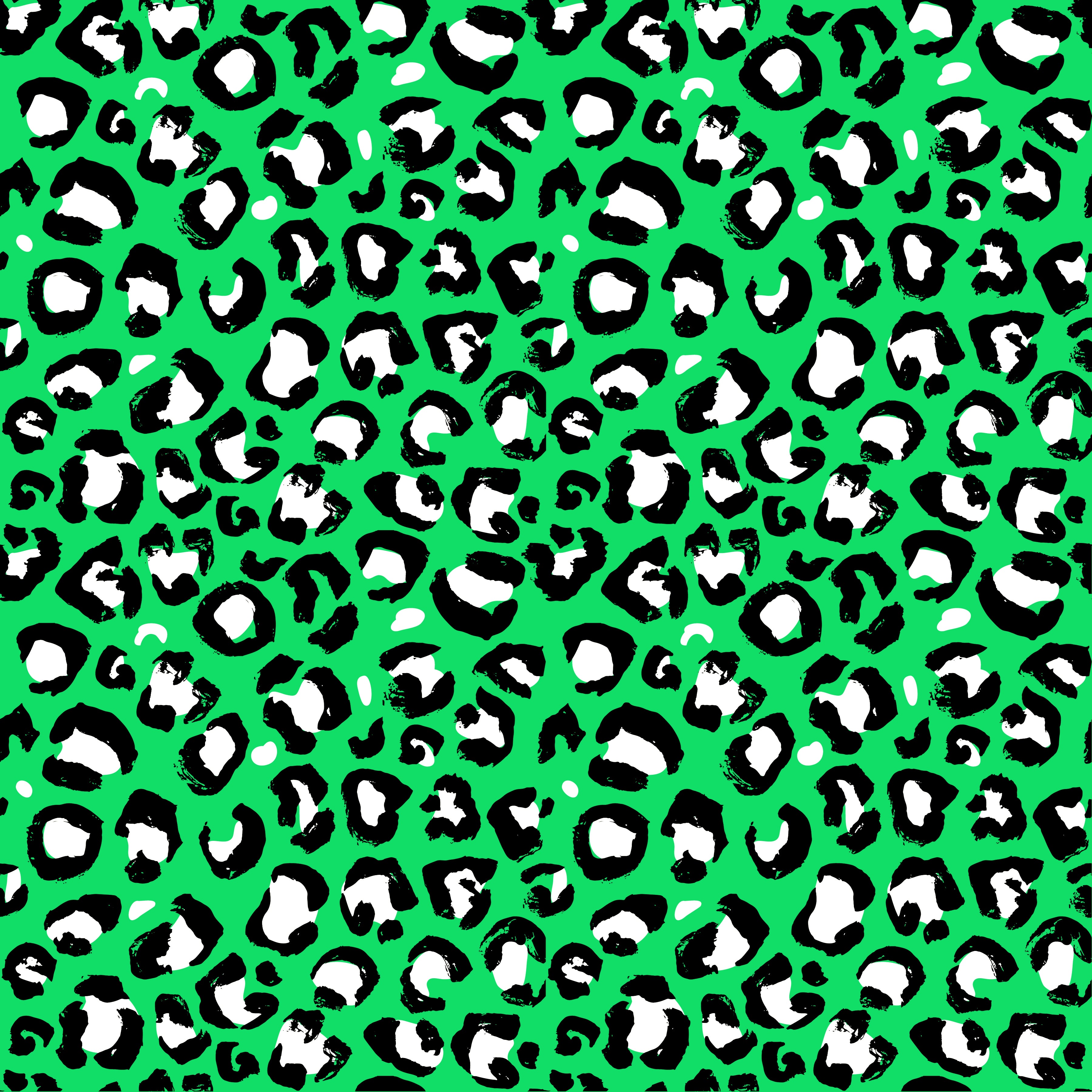 Bright Green Cheetah Print Pattern Vinyl 12" x 12" - The Vinyl Haus