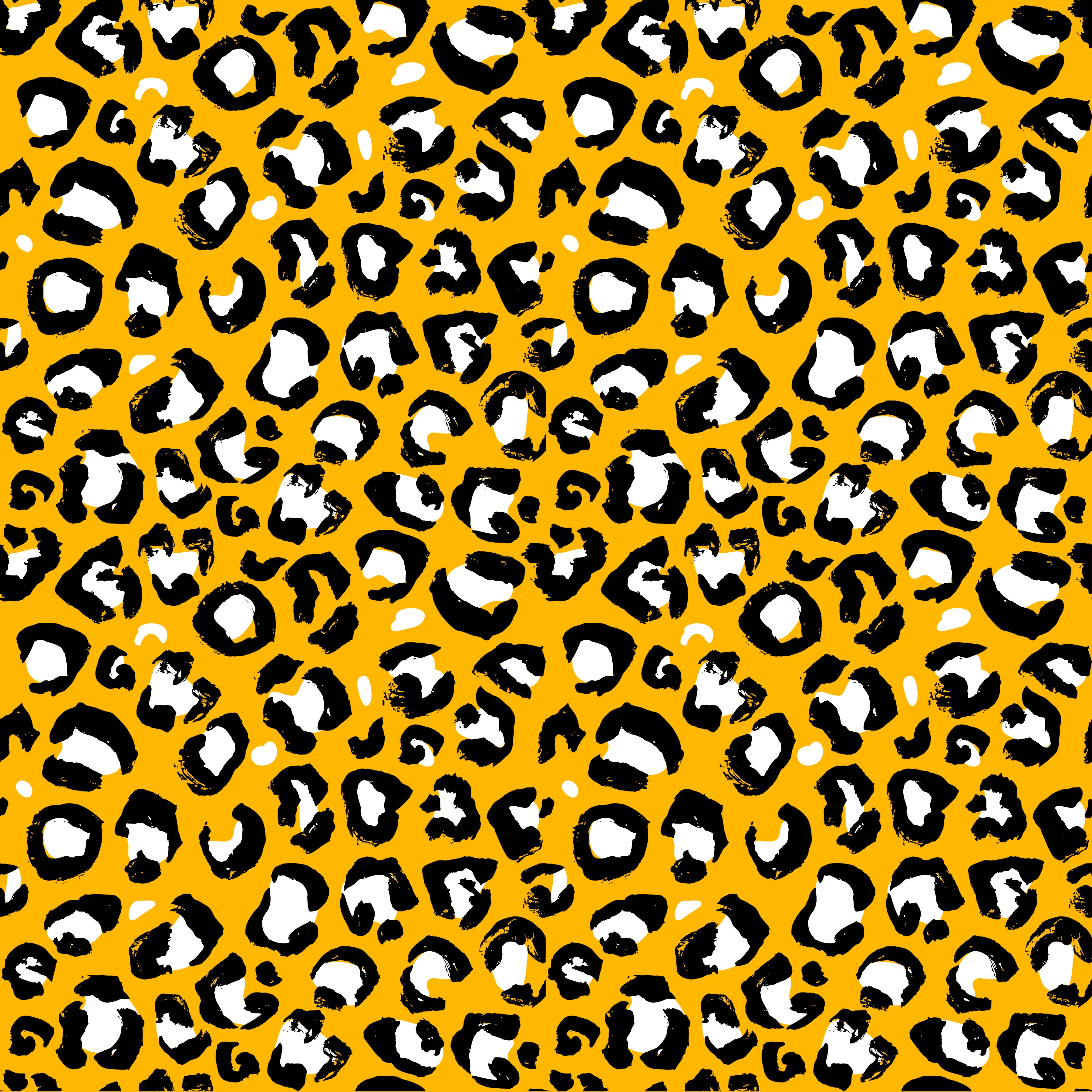 Light Orange Cheetah Print Pattern Vinyl 12" x 12" - The Vinyl Haus