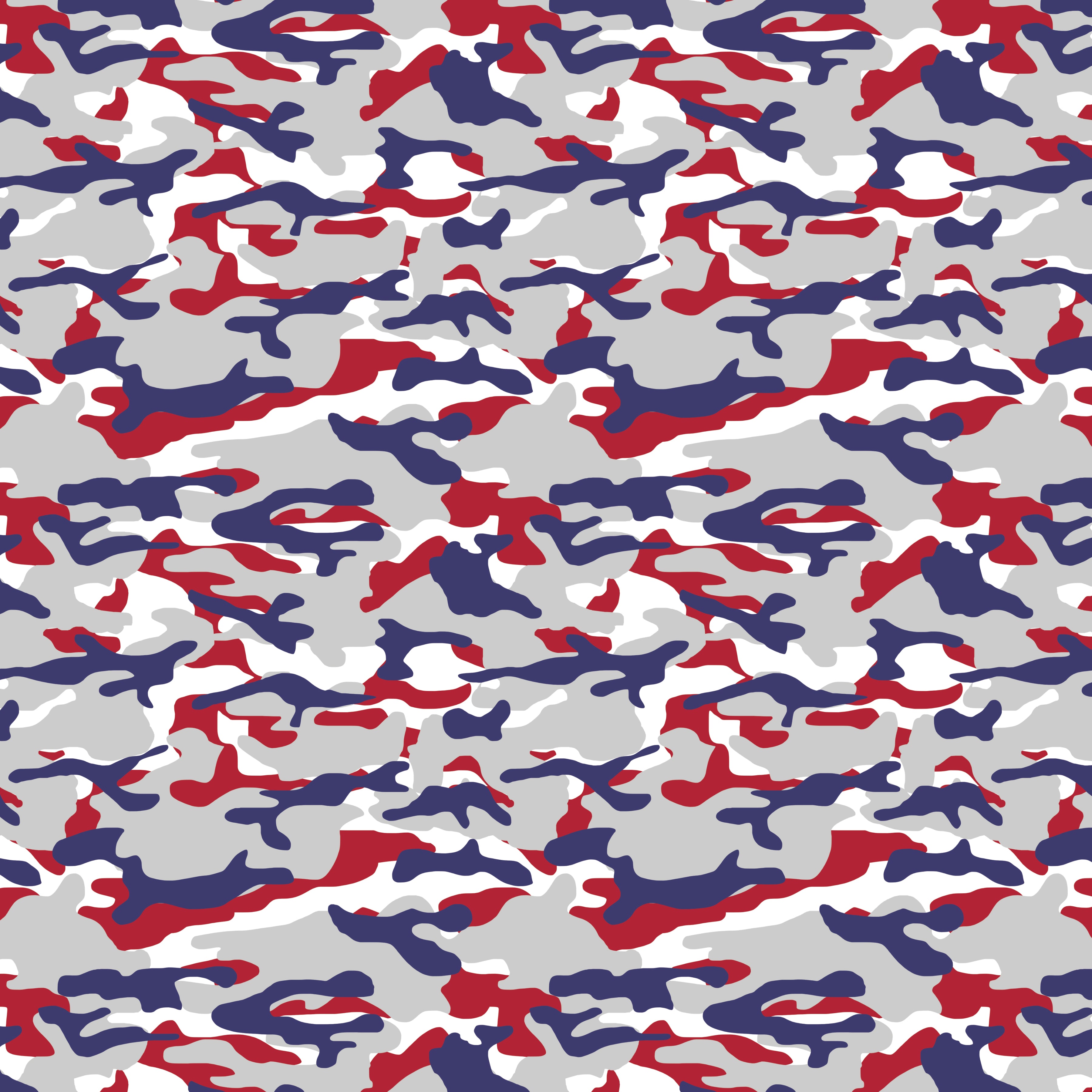 4th of July Camo Pattern Vinyl 12" x 12" - The Vinyl Haus