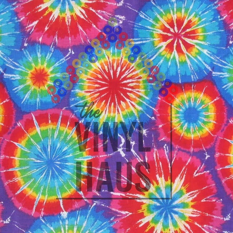 Rainbow Tie dye HTV or adhesive pattern