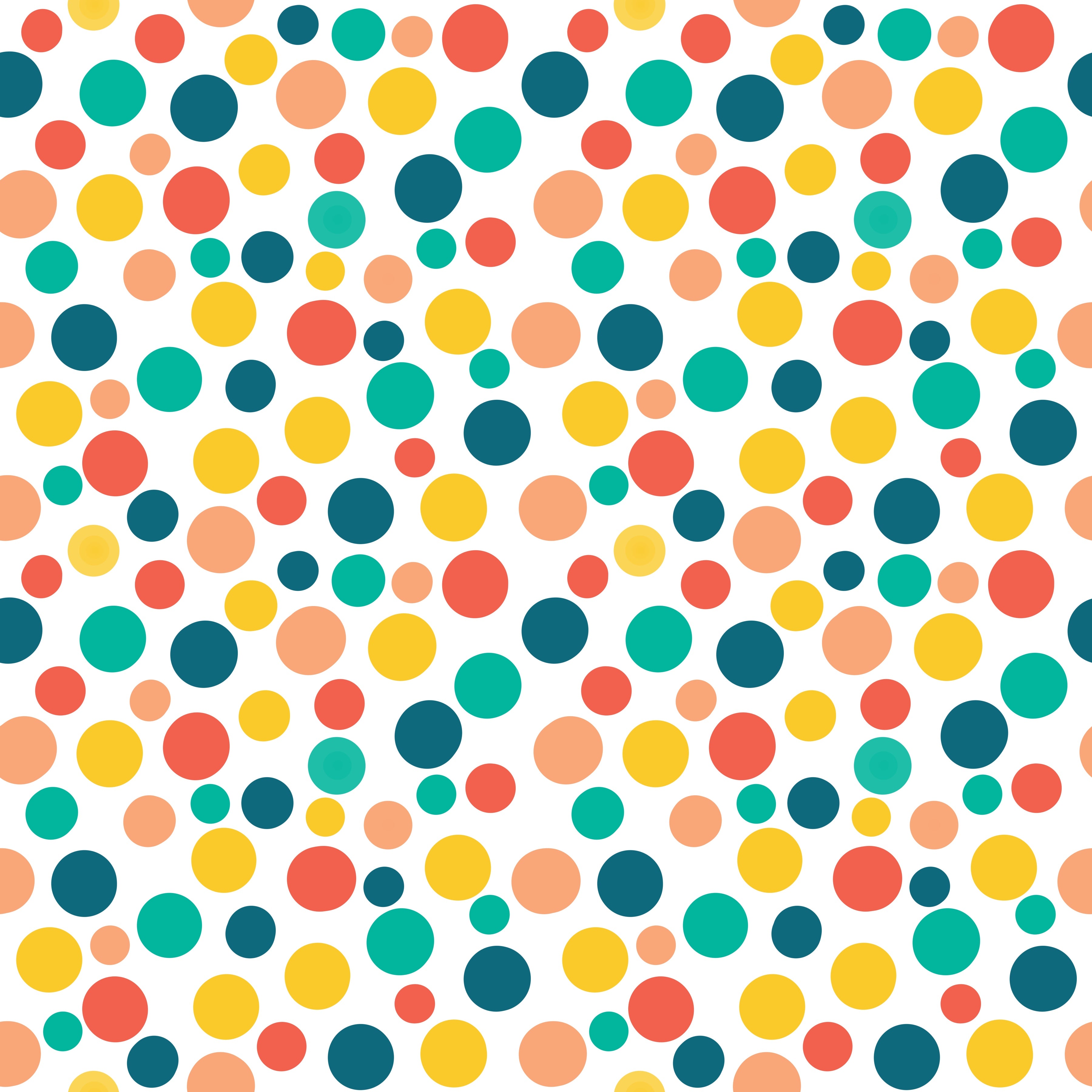 Boho Polka Dots Pattern Vinyl 12" x 12" - The Vinyl Haus