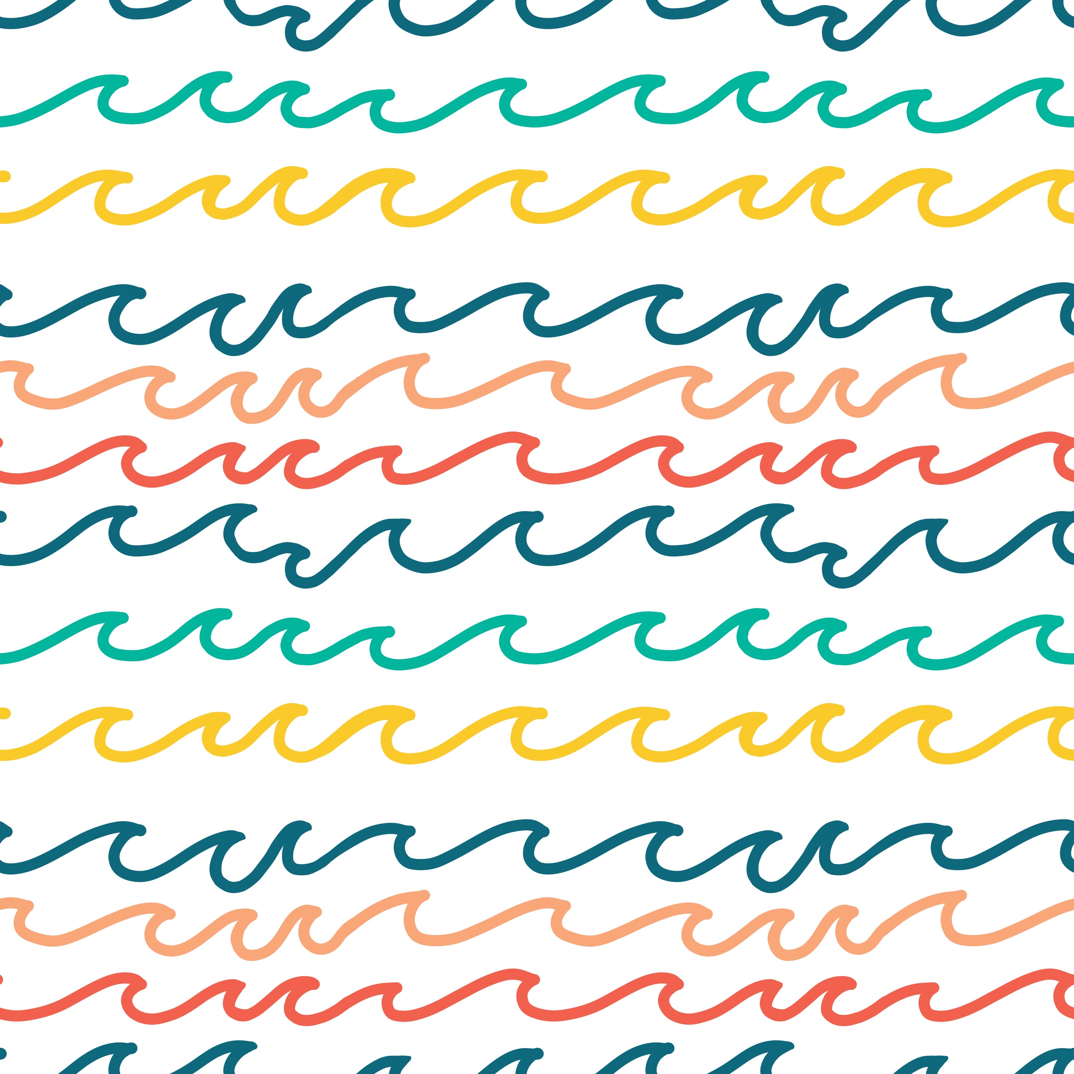 Boho Waves Pattern Vinyl 12" x 12" - The Vinyl Haus