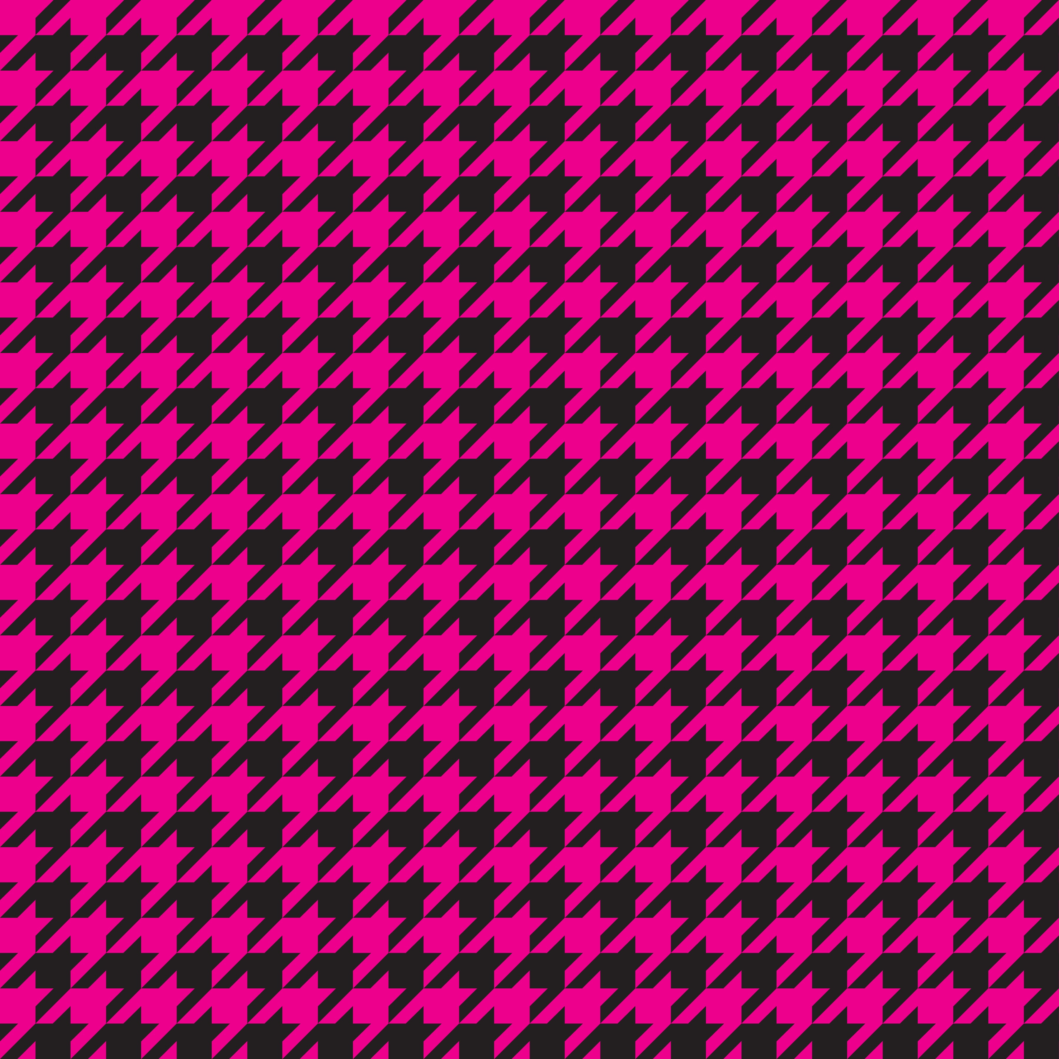 Hot Pink Hounds Tooth Pattern Vinyl 12" x 12" - The Vinyl Haus