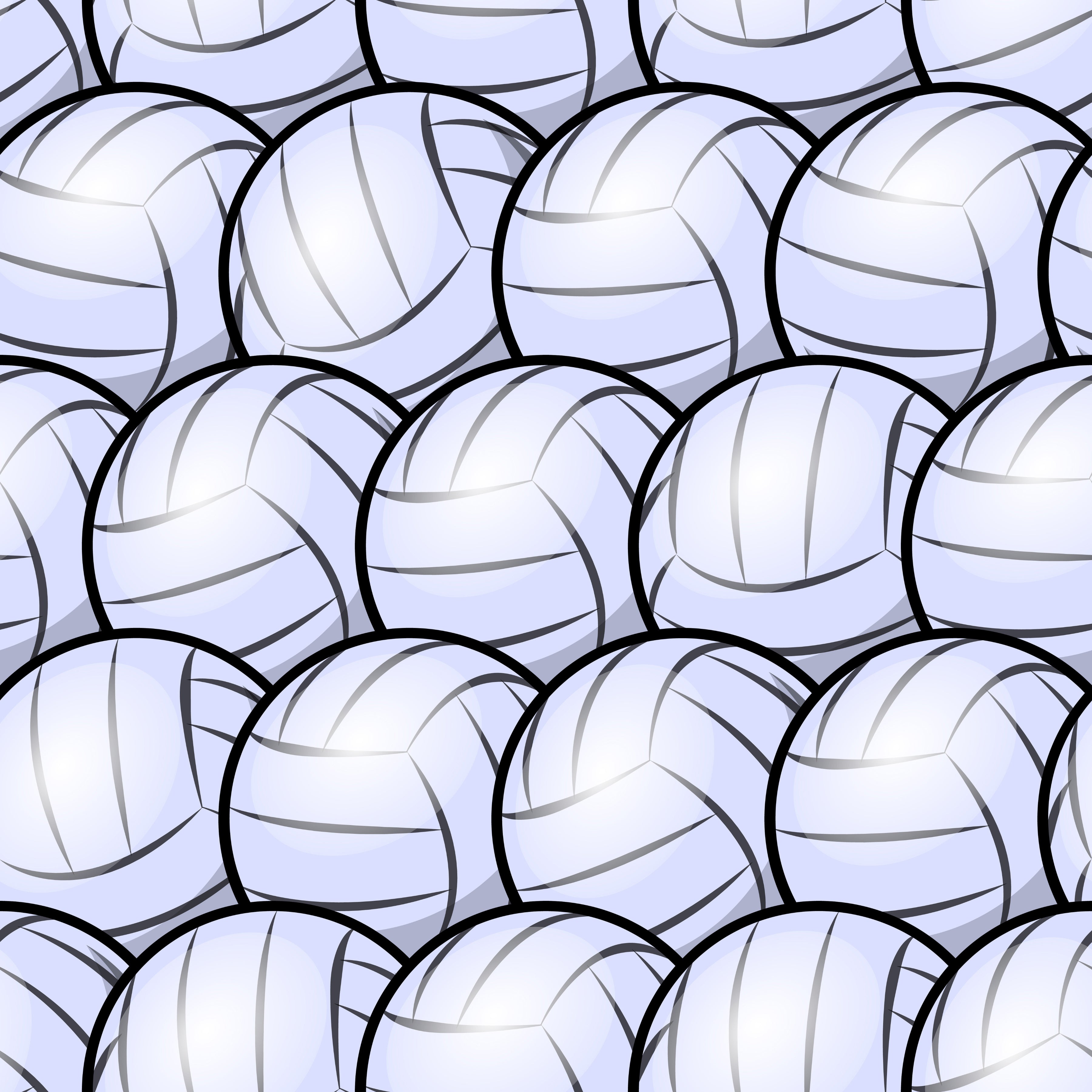 Volleyballs Pattern Vinyl 12" x 12" - The Vinyl Haus