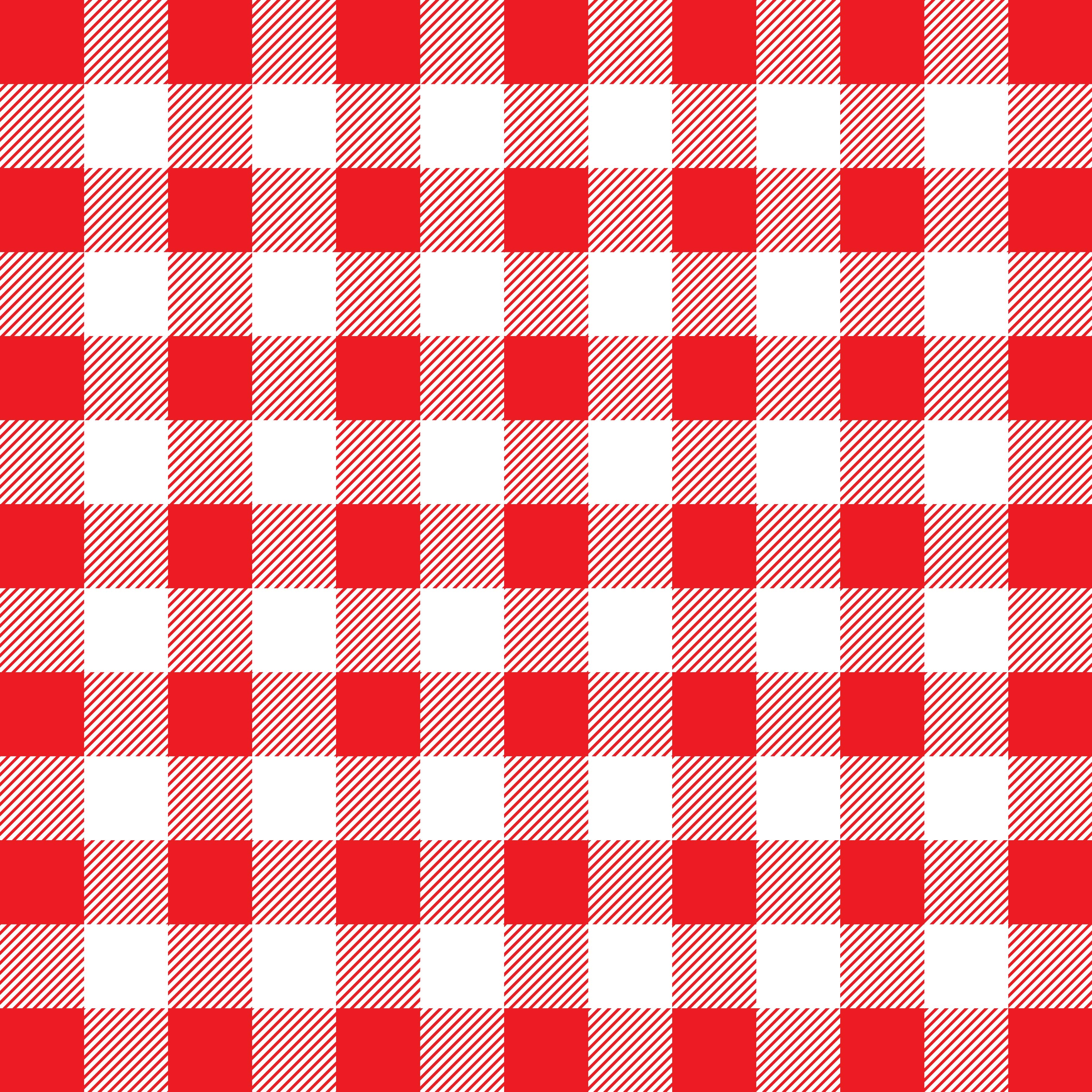 Big Red and White Checkered Pattern Vinyl 12" x 12" - The Vinyl Haus